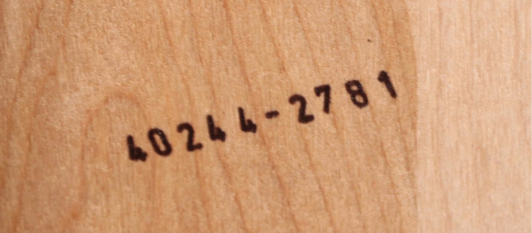 Nine-Piece Canadel Hardwood Dining Set