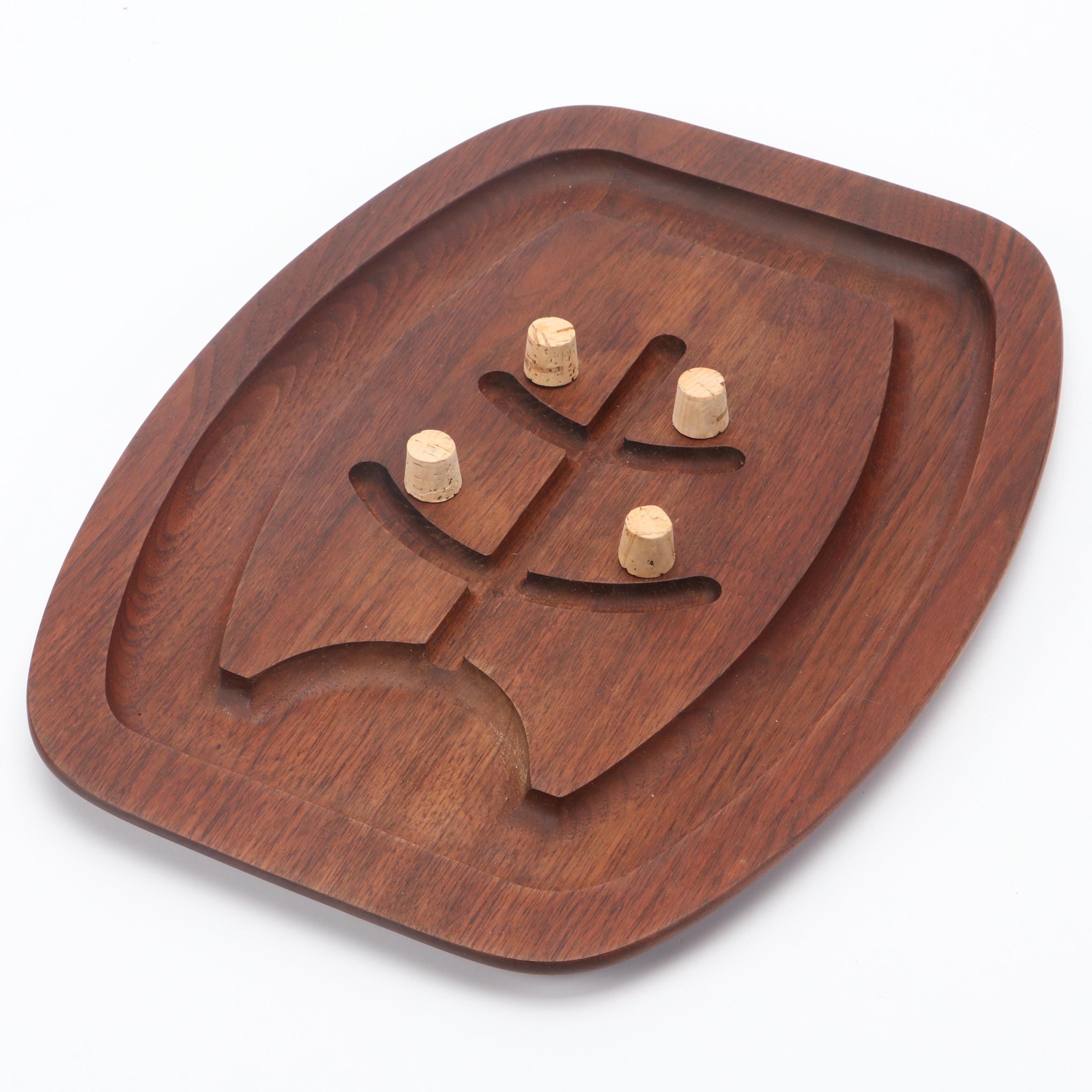 Gladmark Wooden Meat Platter, Mid to Late 20th Century