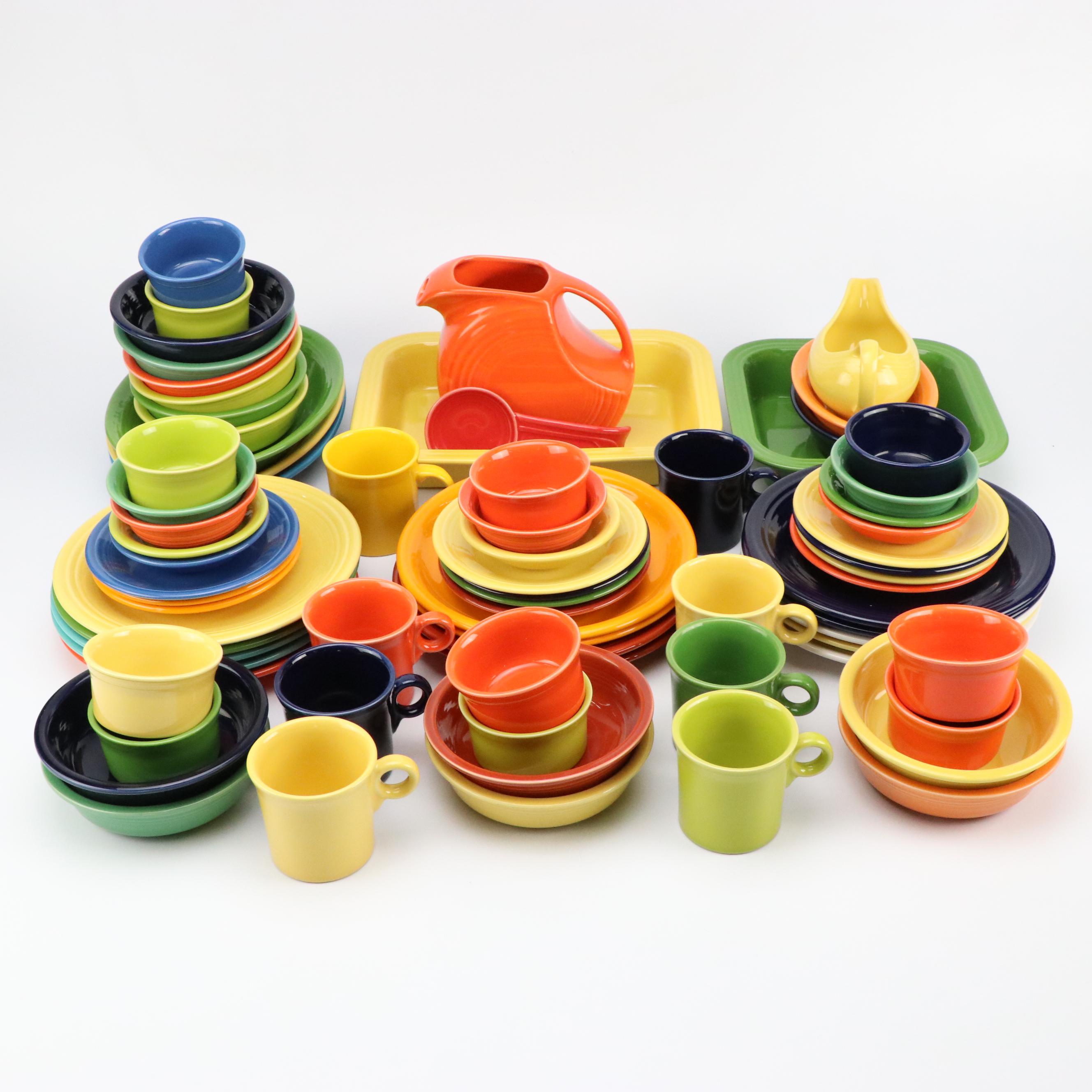 Homer Laughlin "Fiesta" Dinnerware and Serving Pieces