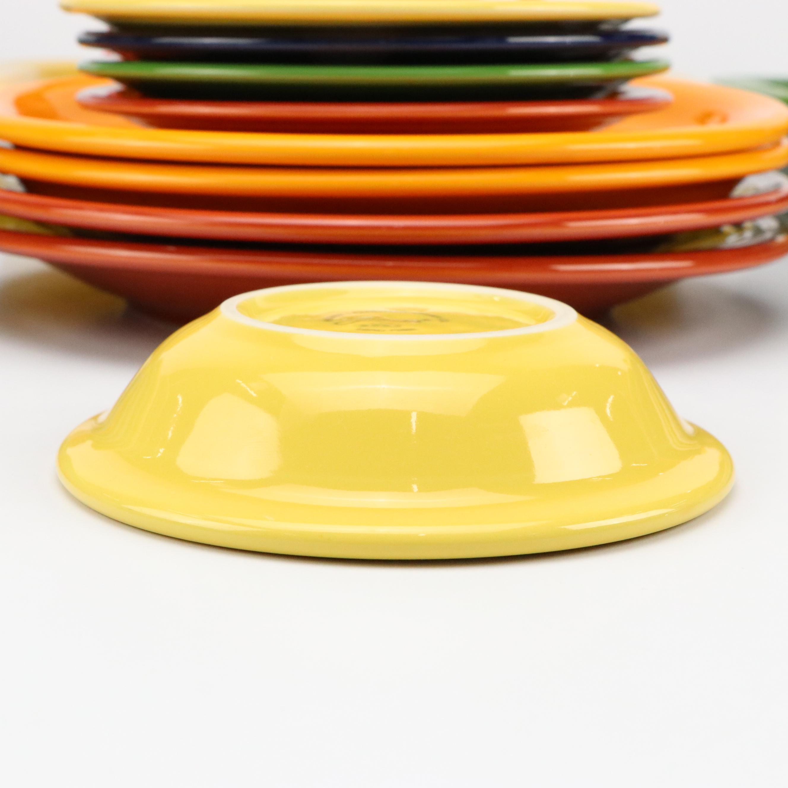 Homer Laughlin "Fiesta" Dinnerware and Serving Pieces