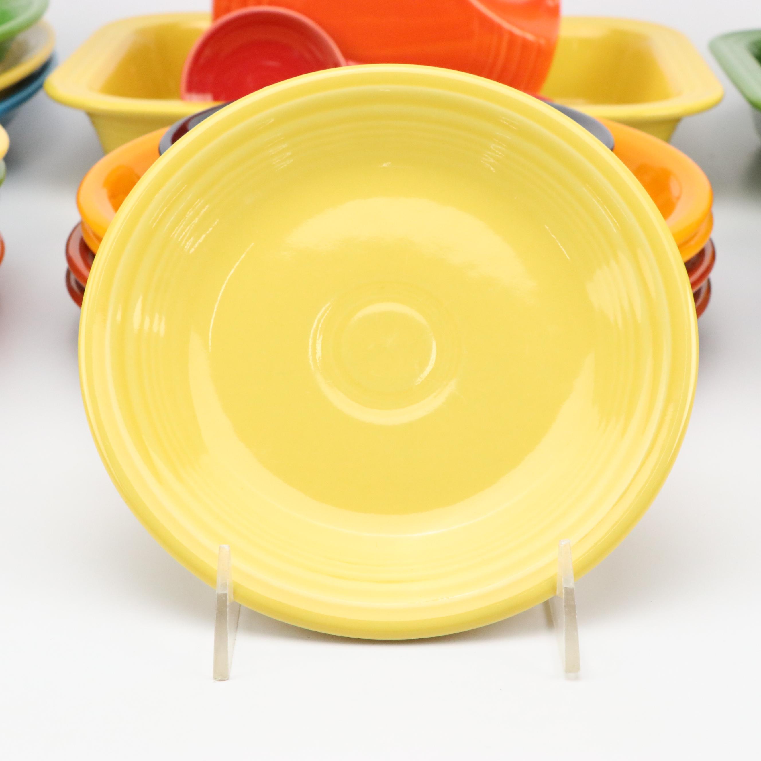 Homer Laughlin "Fiesta" Dinnerware and Serving Pieces