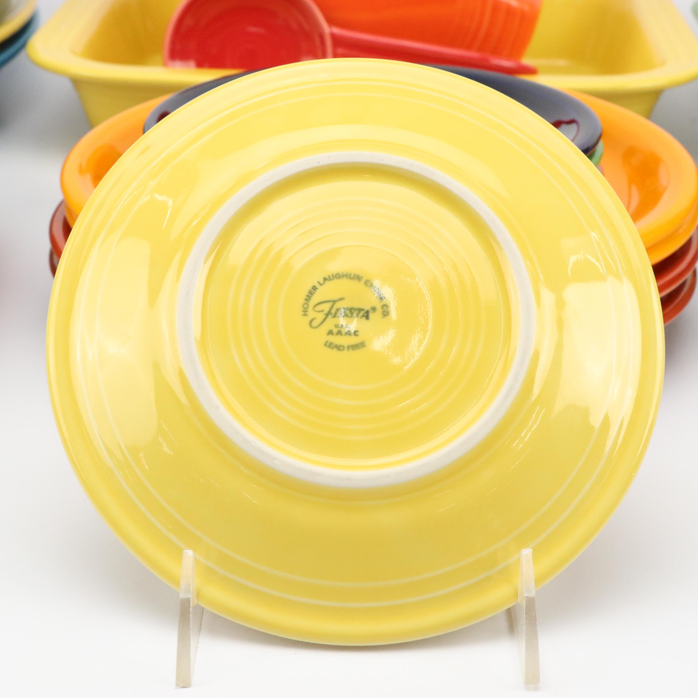 Homer Laughlin "Fiesta" Dinnerware and Serving Pieces