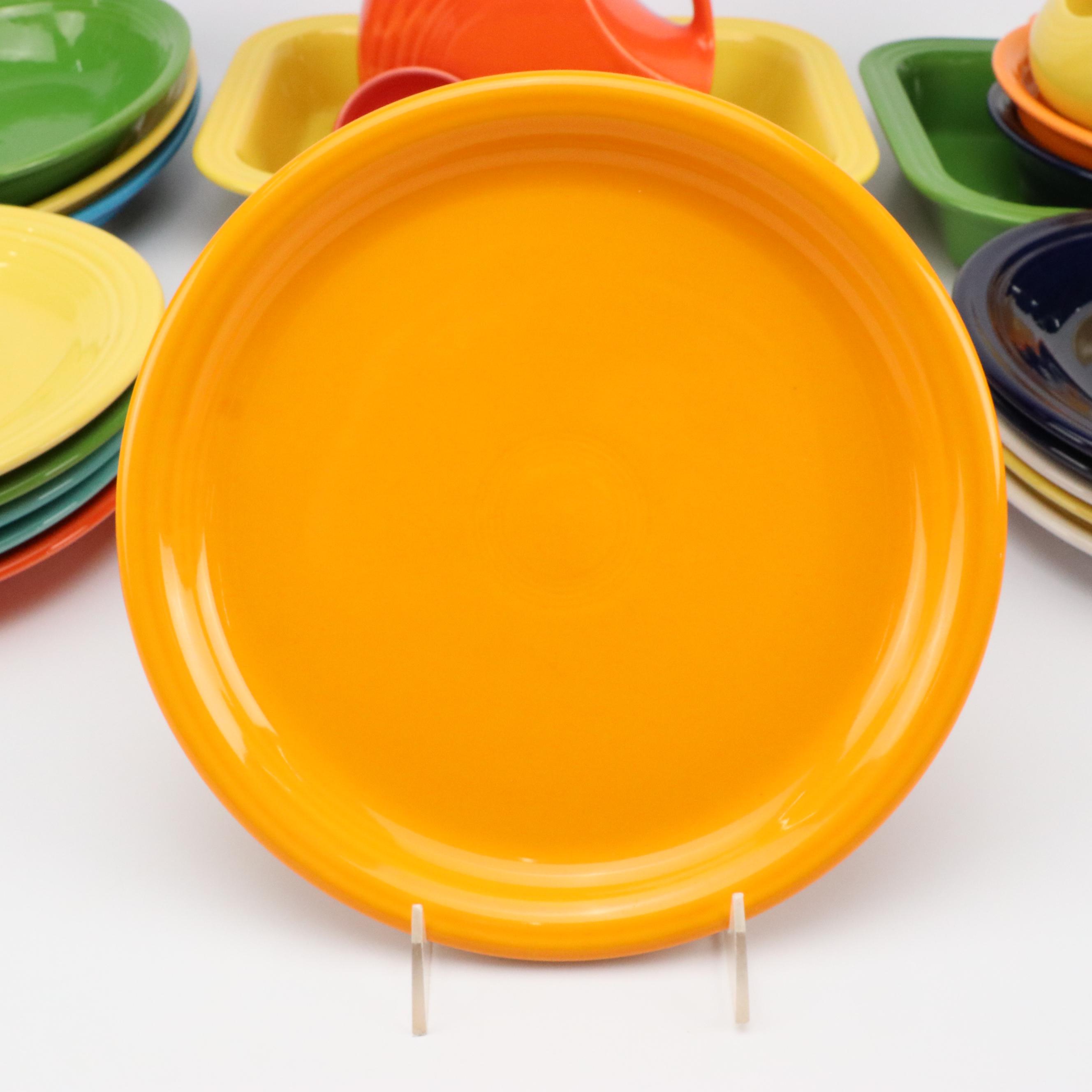 Homer Laughlin "Fiesta" Dinnerware and Serving Pieces