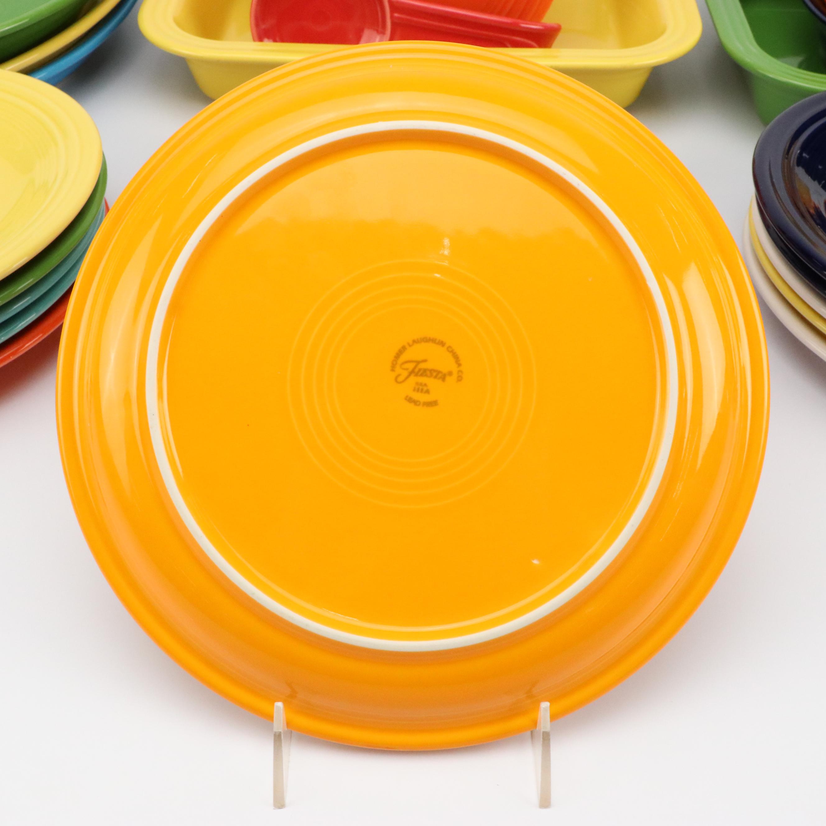 Homer Laughlin "Fiesta" Dinnerware and Serving Pieces