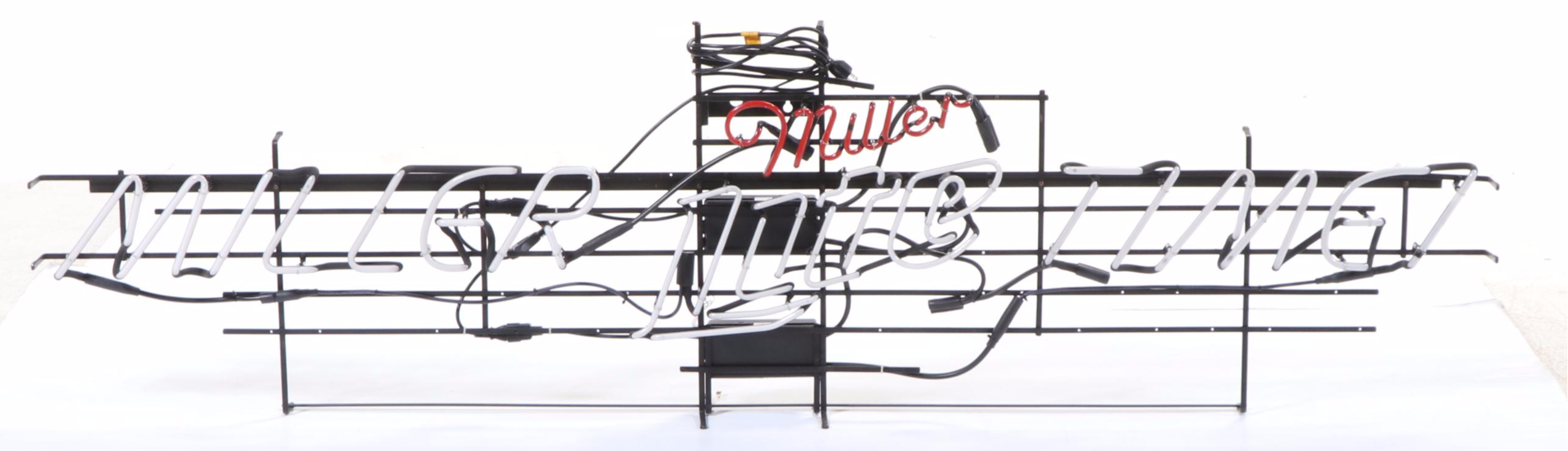 Miller Lite "Miller Time!" 7ft Neon Advertising Sign