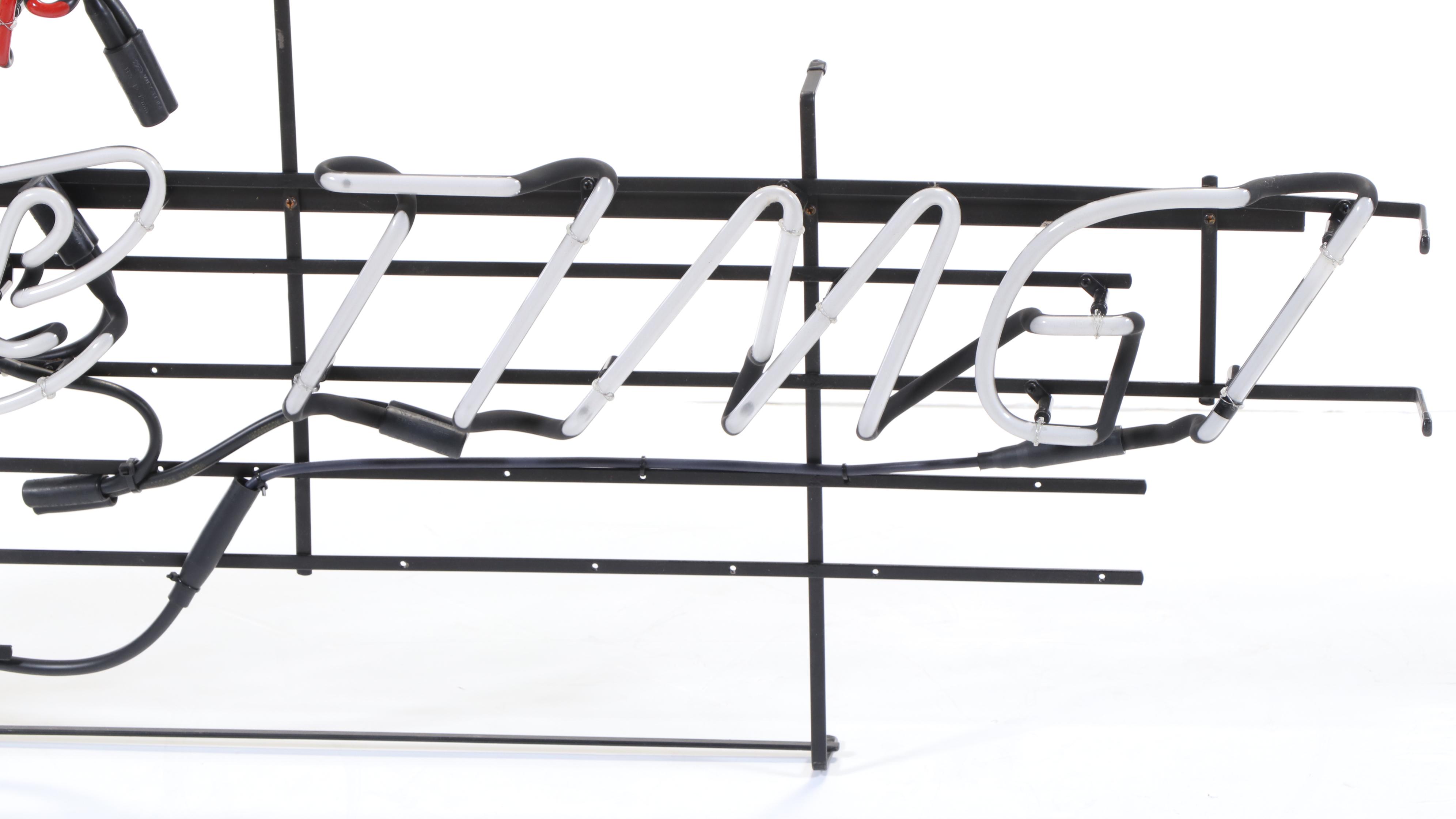 Miller Lite "Miller Time!" 7ft Neon Advertising Sign