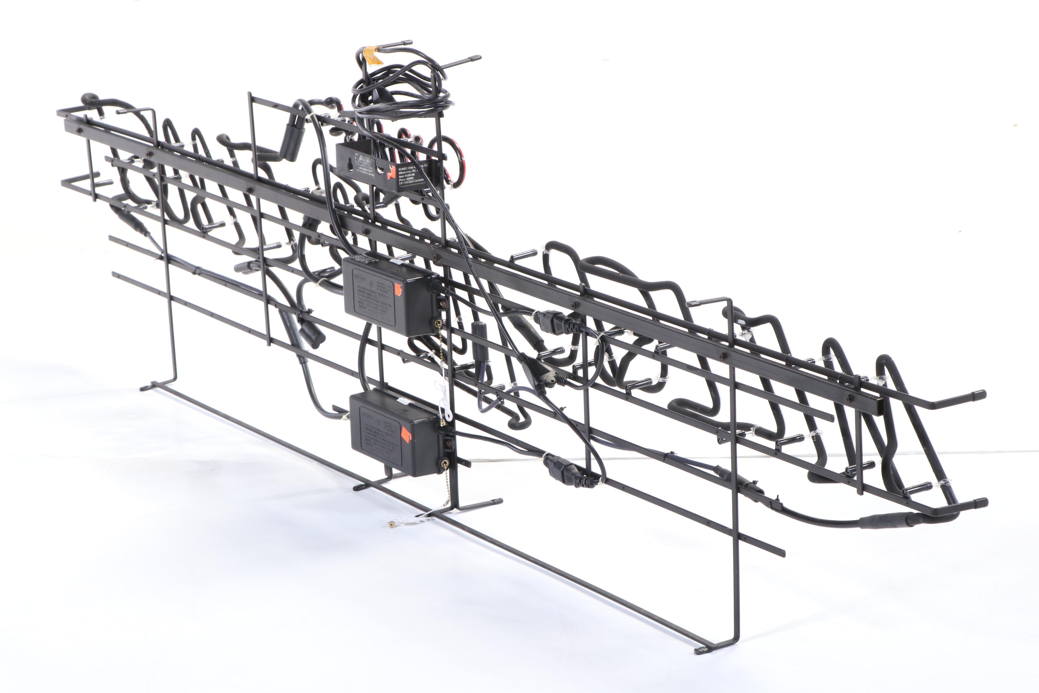 Miller Lite "Miller Time!" 7ft Neon Advertising Sign