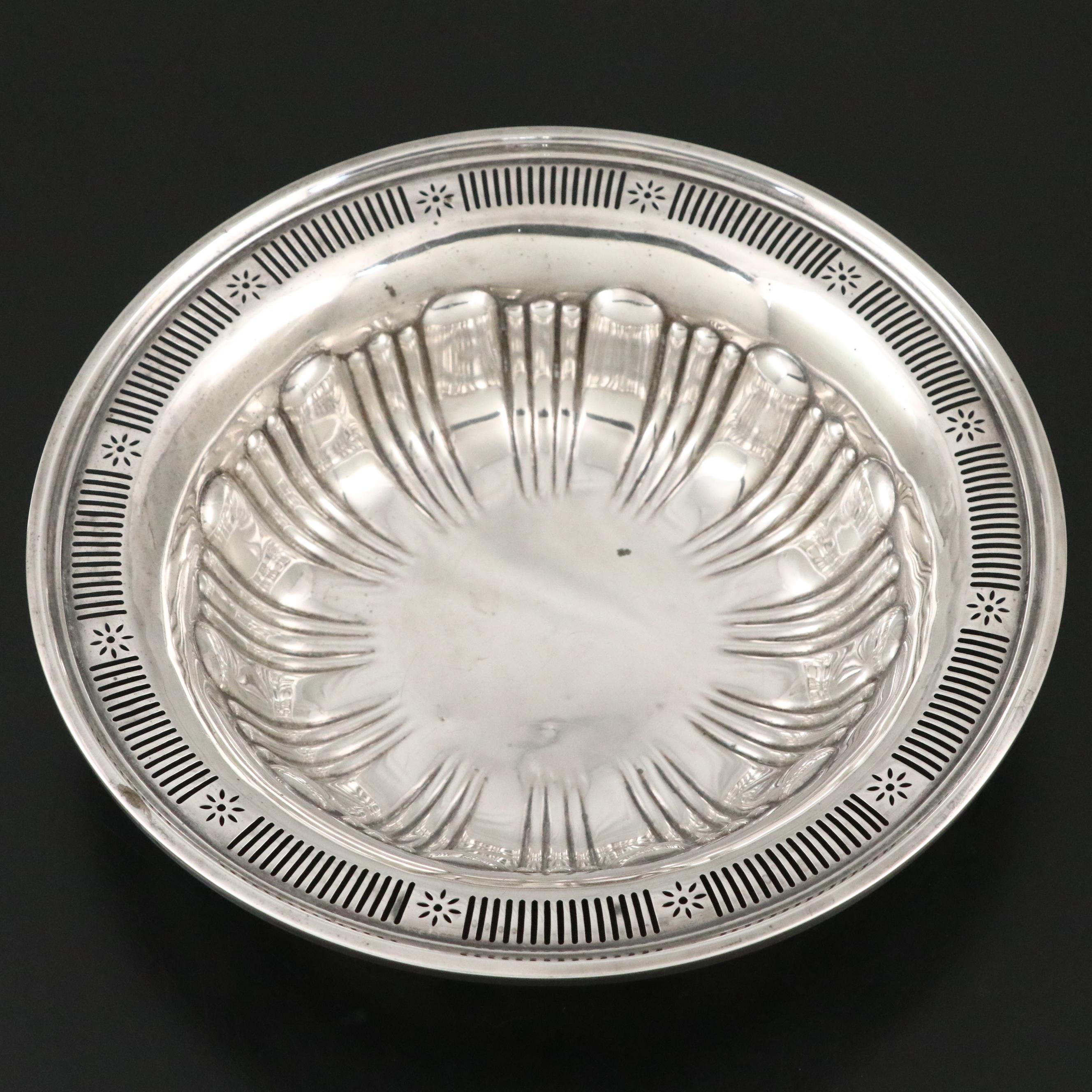 Meriden Britannia Co. Reticulated Sterling Silver Bowl
