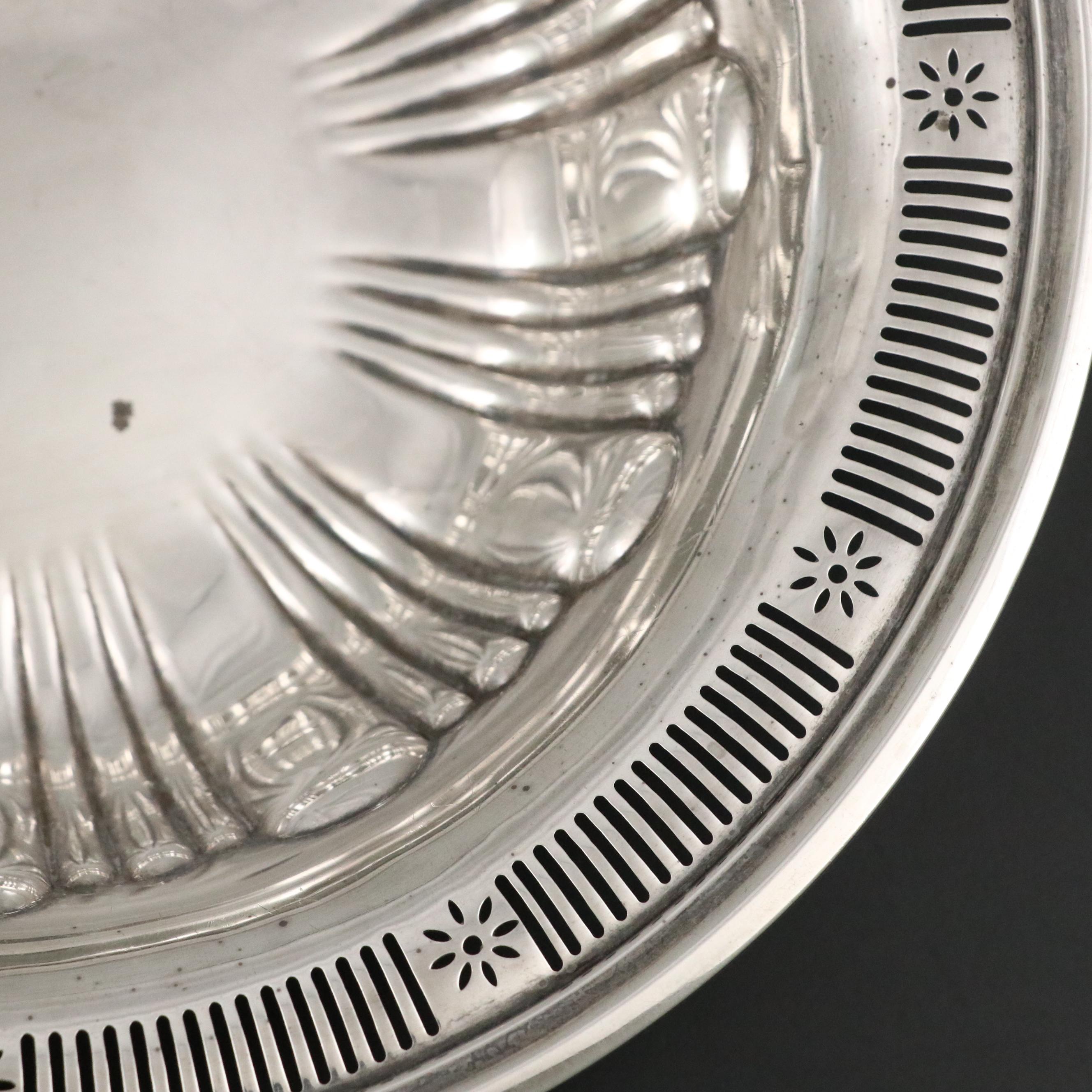 Meriden Britannia Co. Reticulated Sterling Silver Bowl
