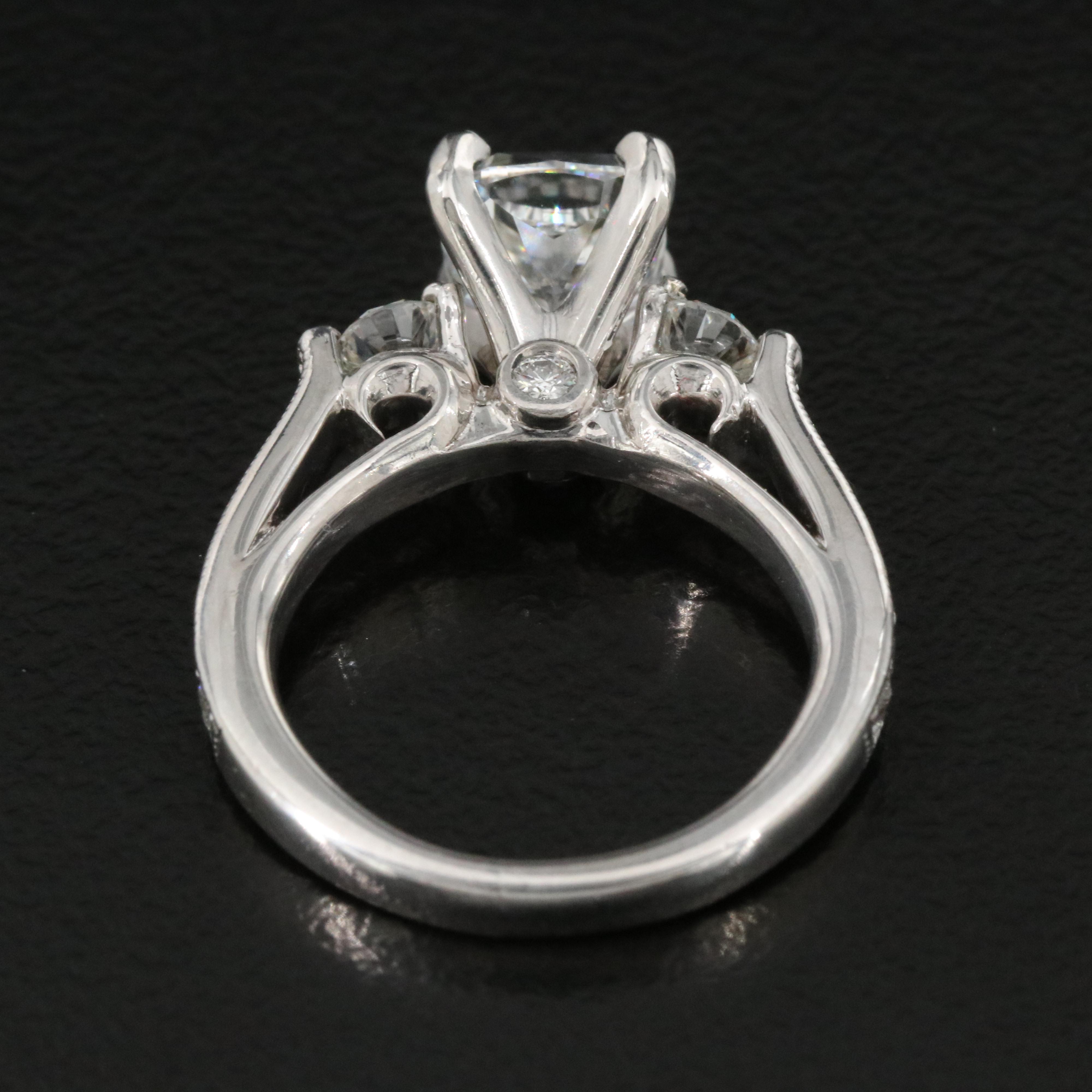 Scott Kay Platinum 2.00 CTW Diamond Ring with GIA eReport