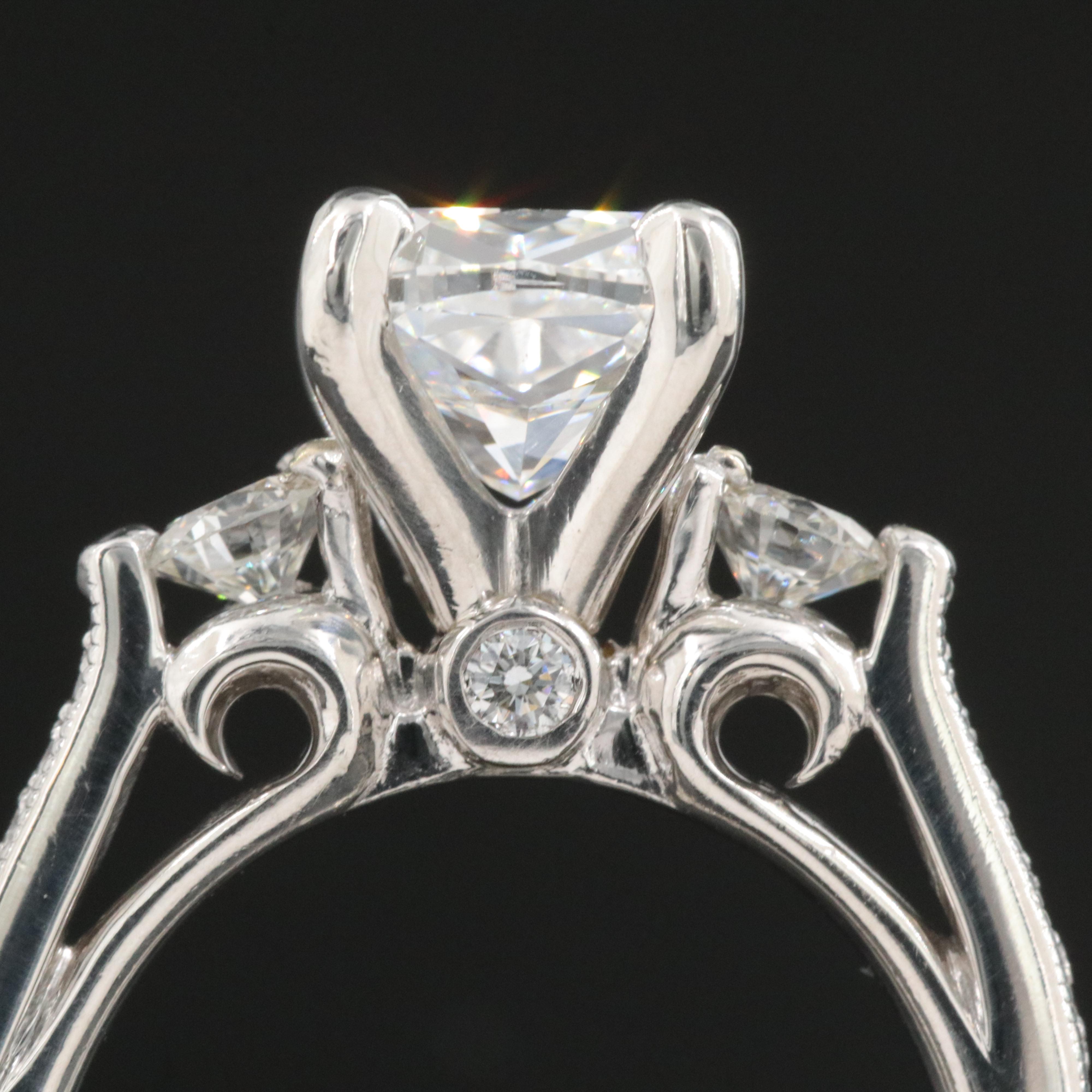 Scott Kay Platinum 2.00 CTW Diamond Ring with GIA eReport