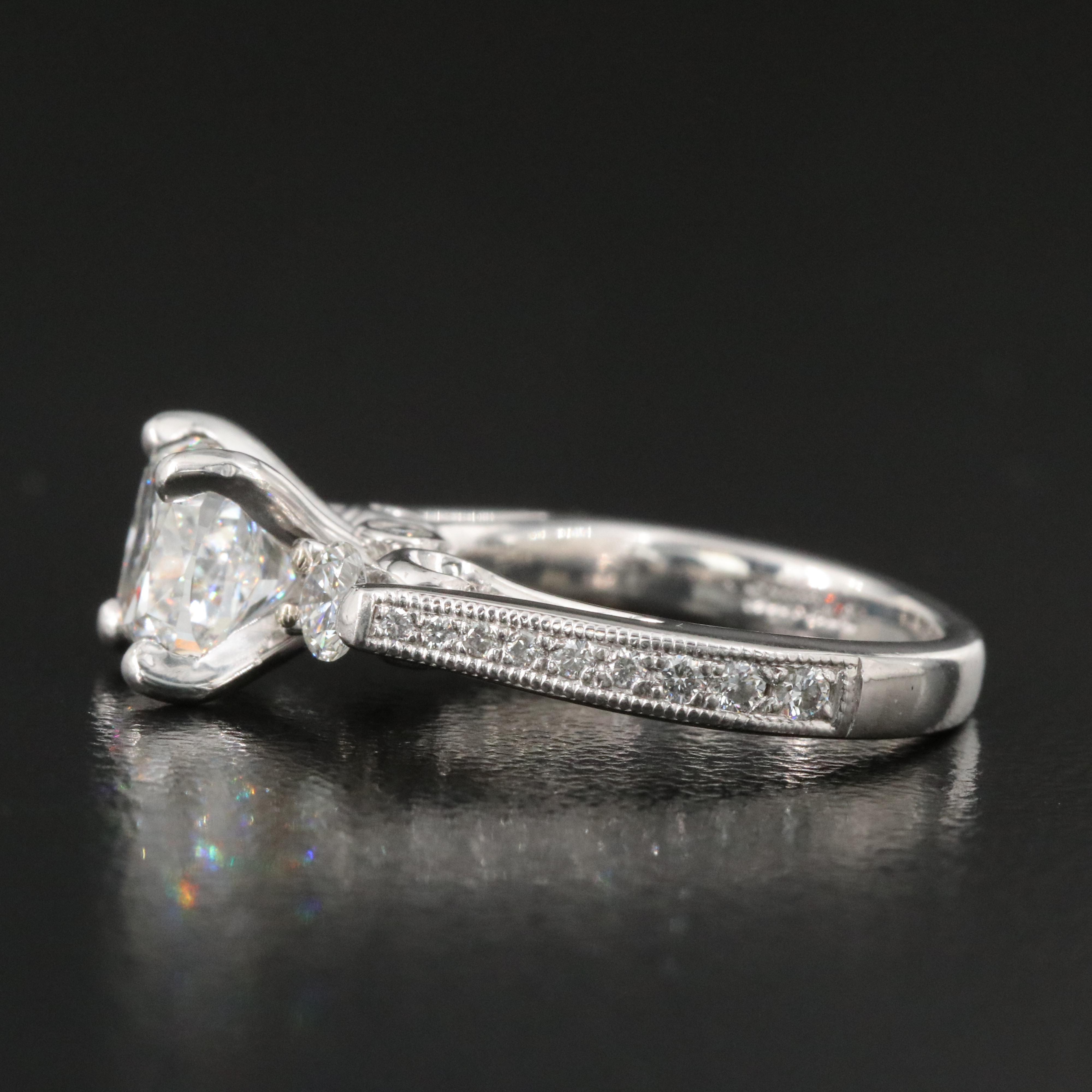 Scott Kay Platinum 2.00 CTW Diamond Ring with GIA eReport