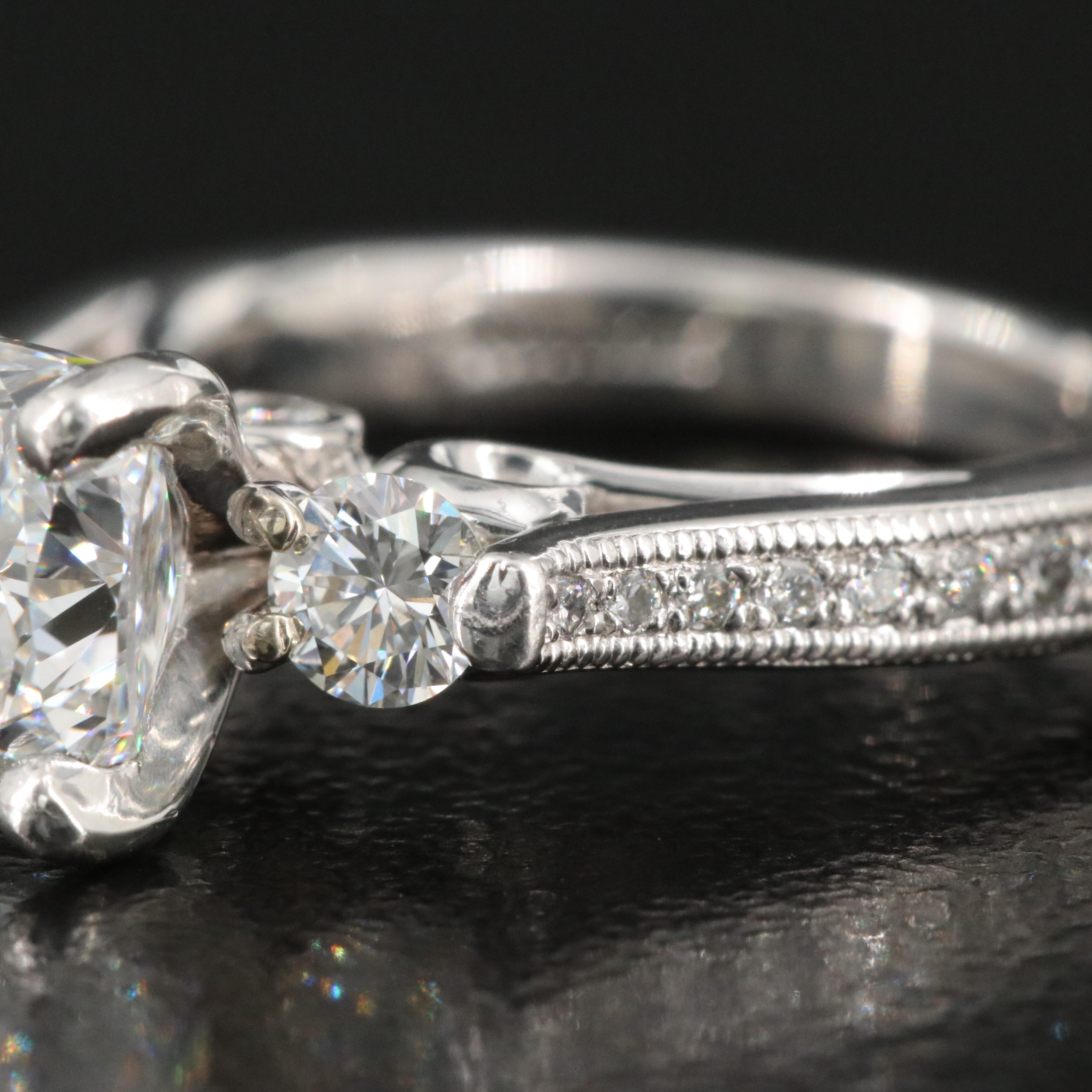 Scott Kay Platinum 2.00 CTW Diamond Ring with GIA eReport