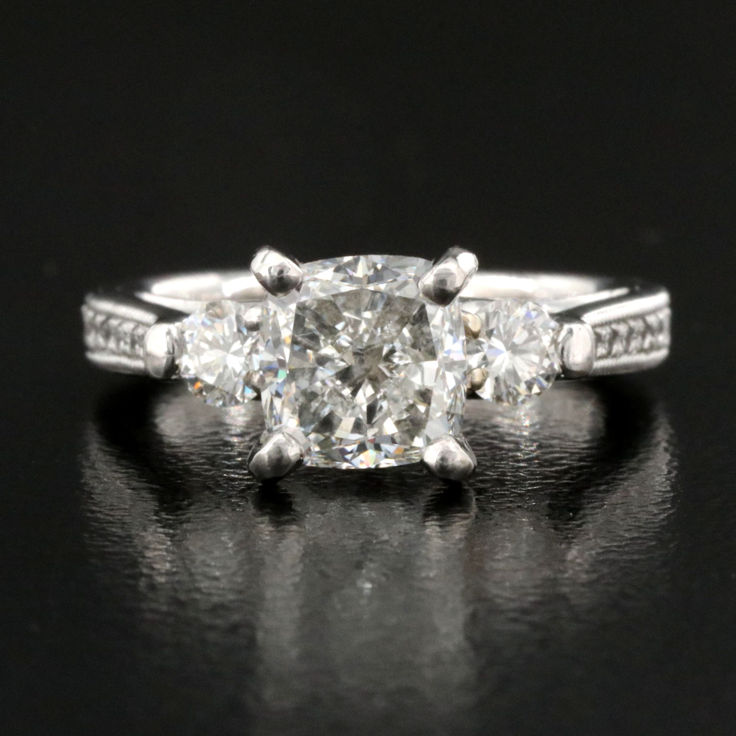 Scott Kay Platinum 2.00 CTW Diamond Ring with GIA eReport