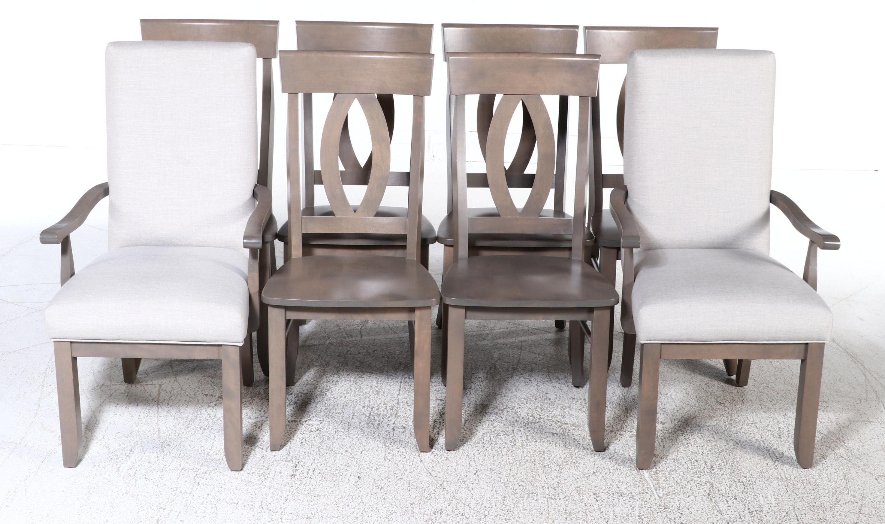 Nine-Piece Canadel Hardwood Dining Set