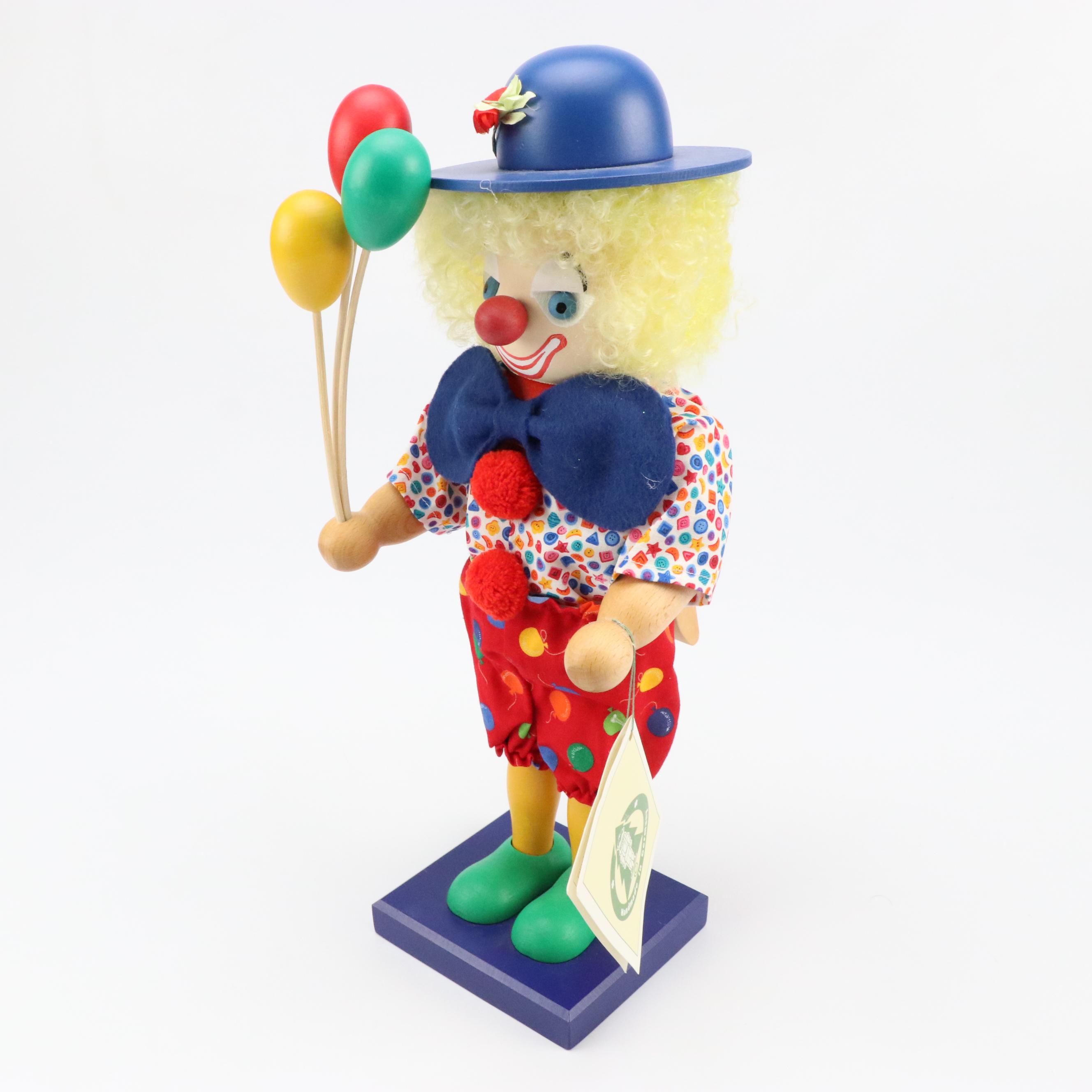 Christian Ulbricht Wooden Clown Nutcracker
