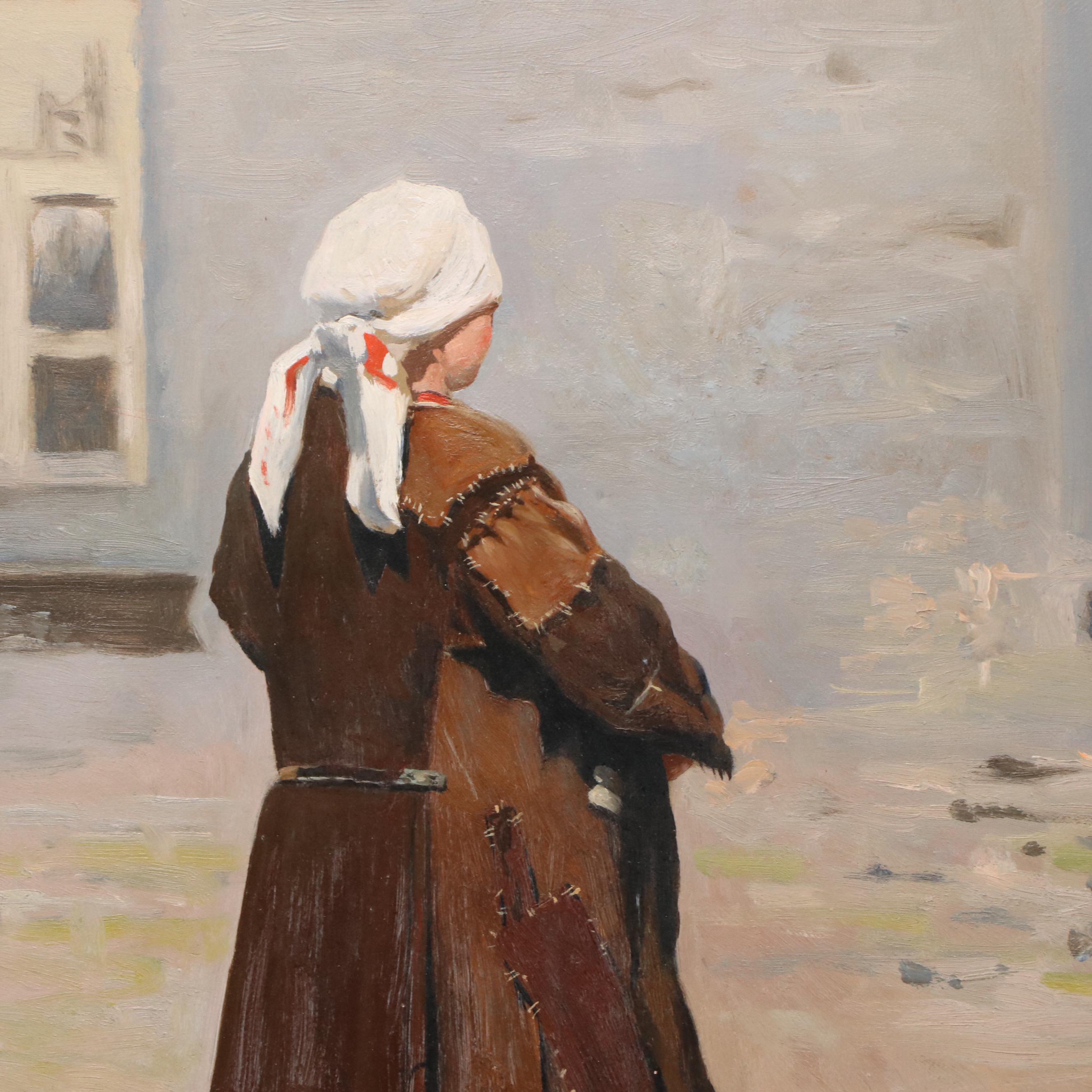 Alexander Shepelev Oil Painting "Figure and Shadow," 1993