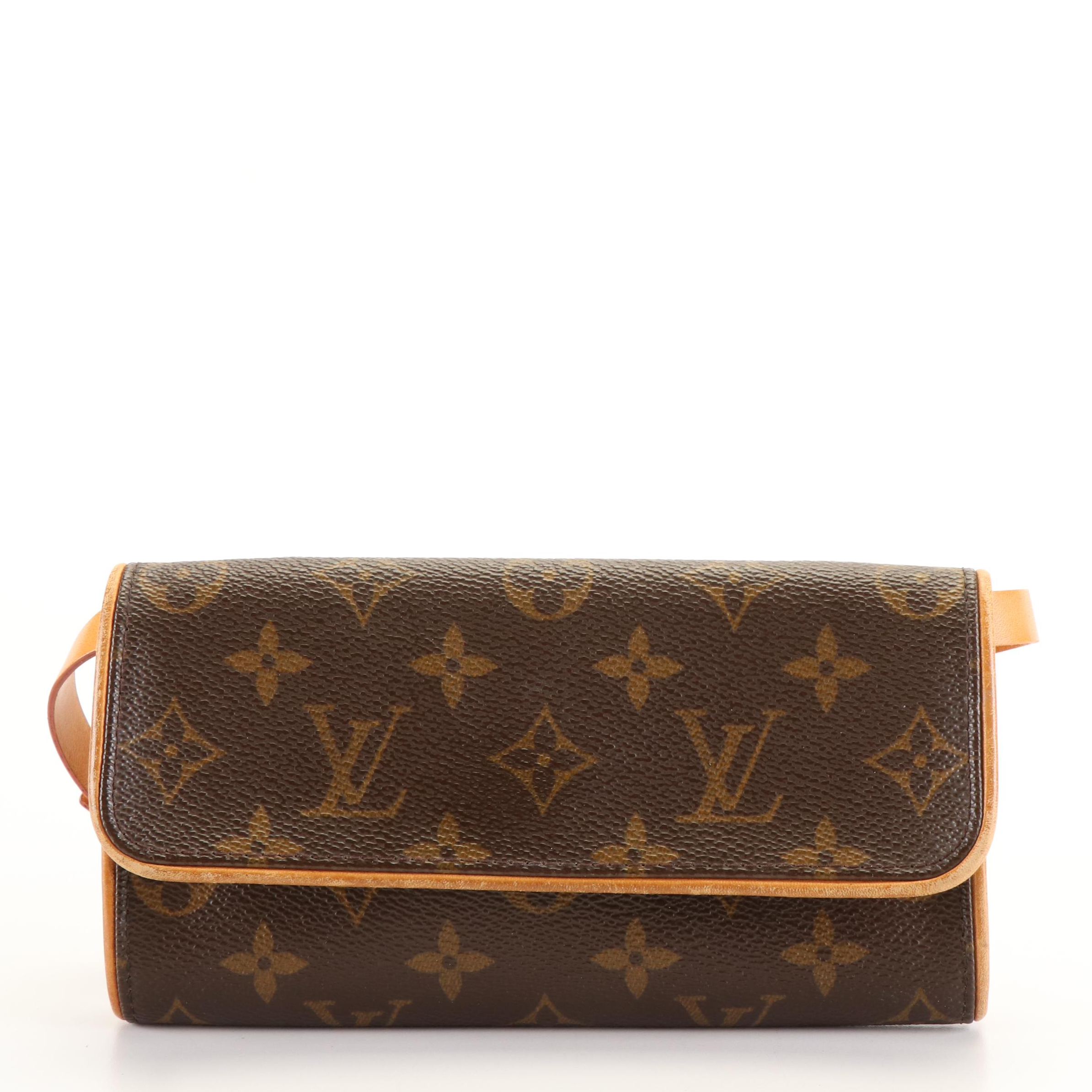 Louis Vuitton Pochette Twin PM Shoulder Bag in Monogram Canvas