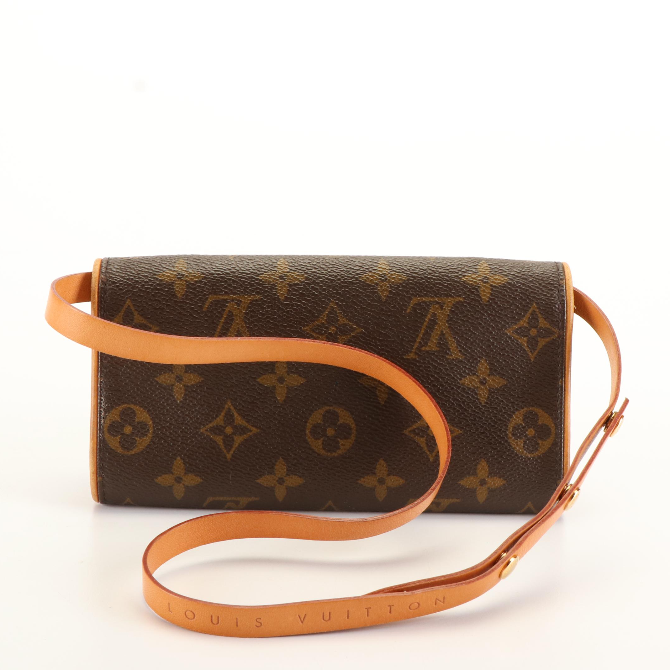 Louis Vuitton Pochette Twin PM Shoulder Bag in Monogram Canvas