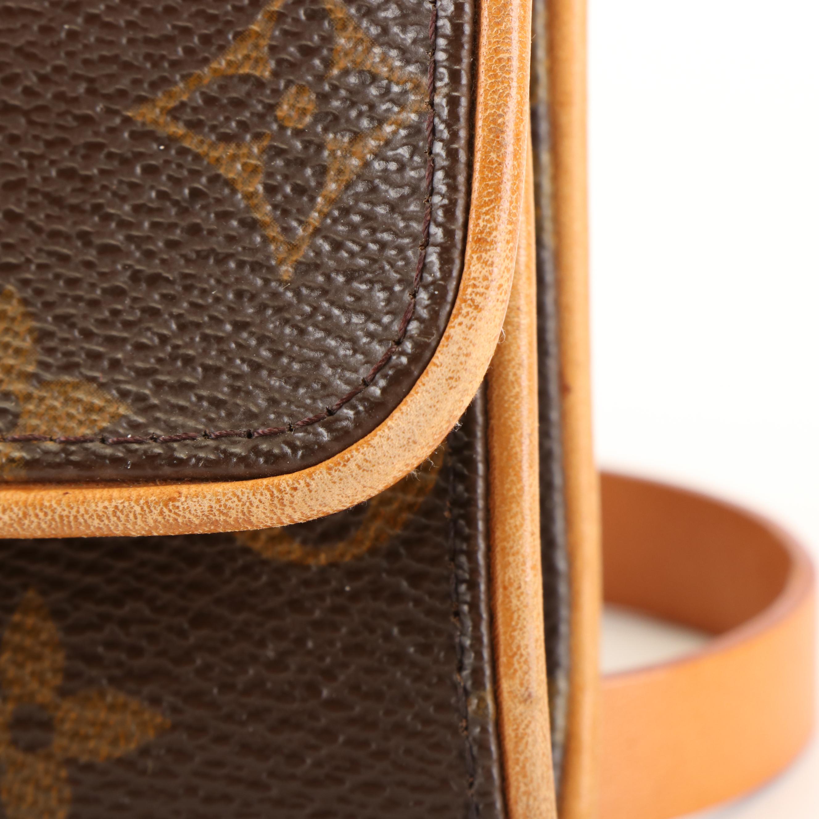 Louis Vuitton Pochette Twin PM Shoulder Bag in Monogram Canvas