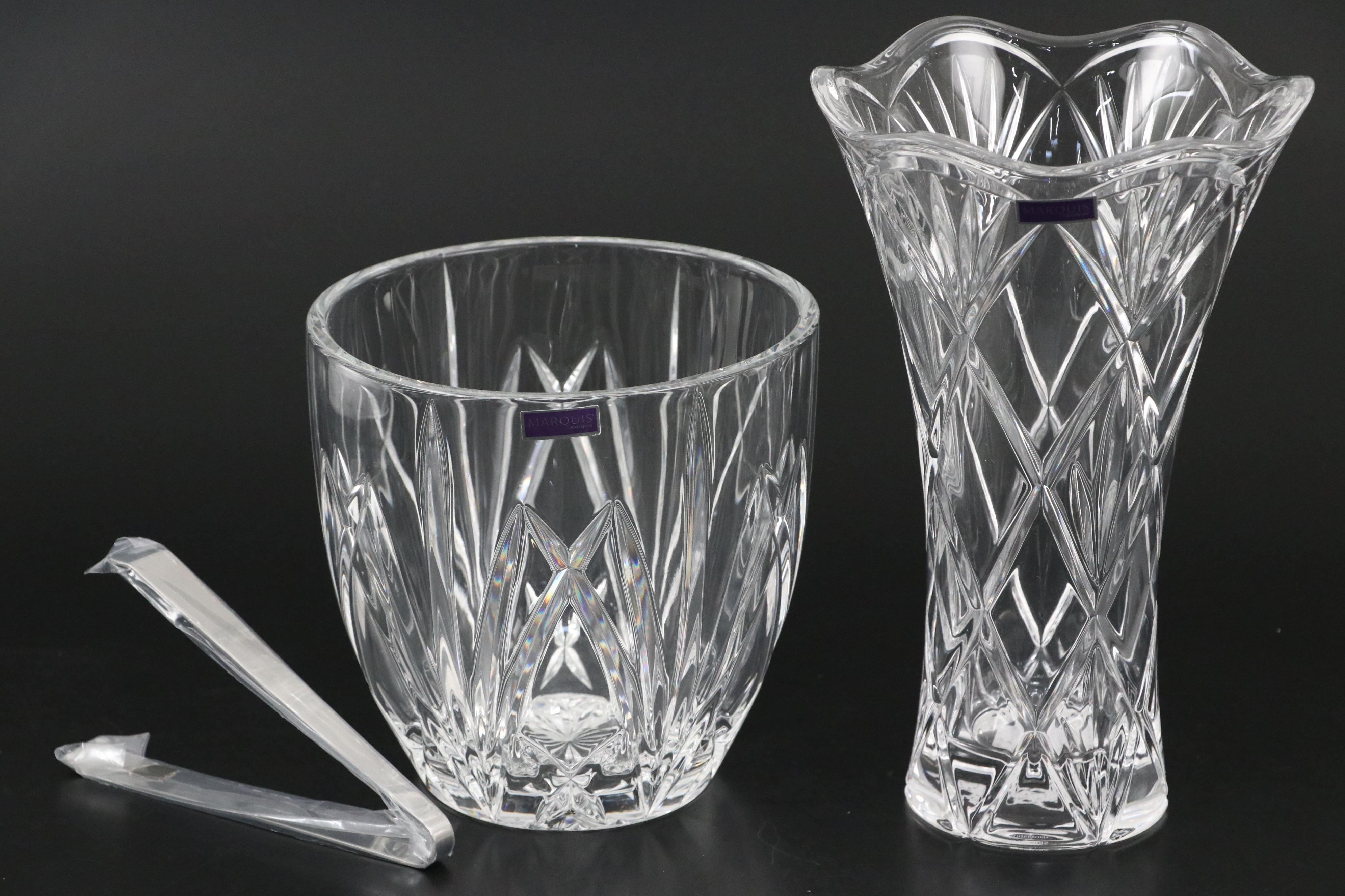 Marquis by Waterford Candy Dishes with Other Crystal Table Accessories