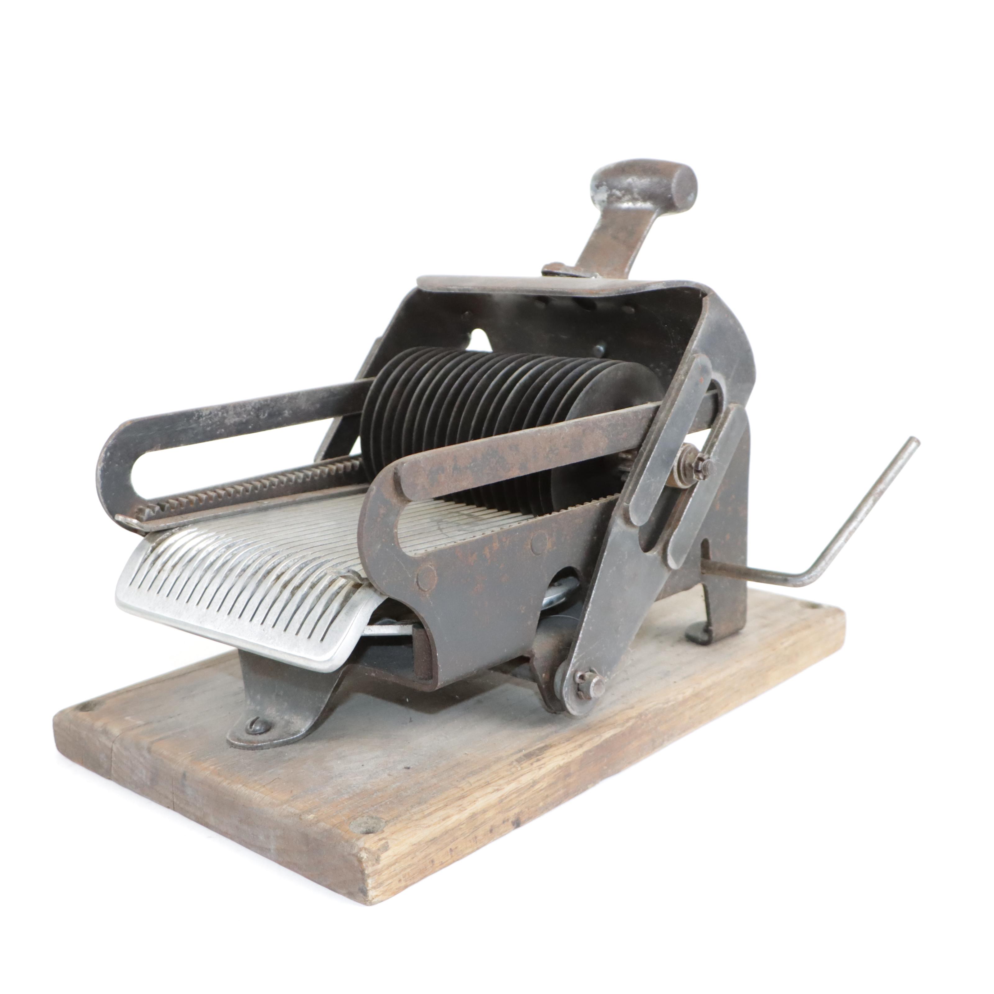 Manual Cast Iron Meat Tenderizer, Early 20th Century