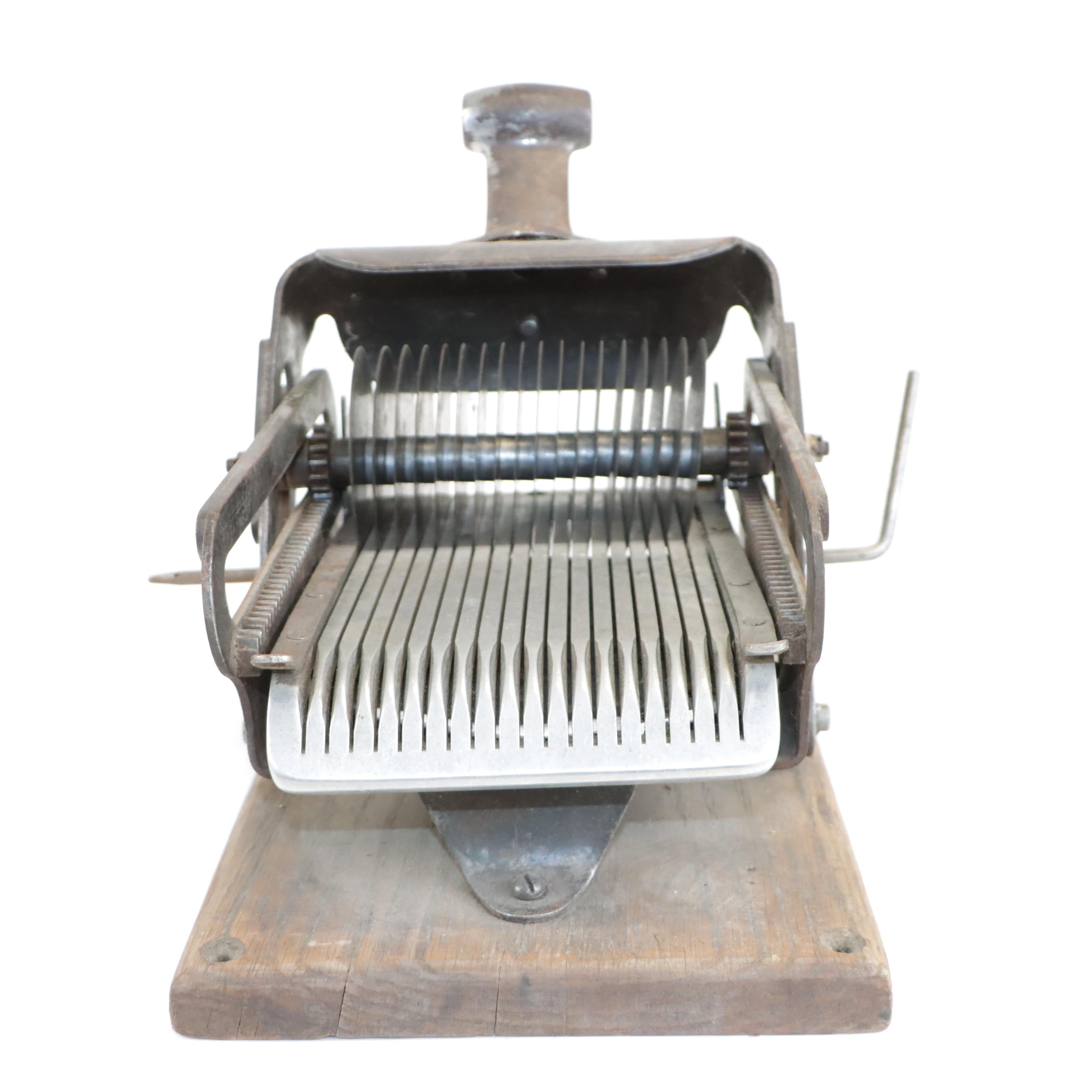 Manual Cast Iron Meat Tenderizer, Early 20th Century