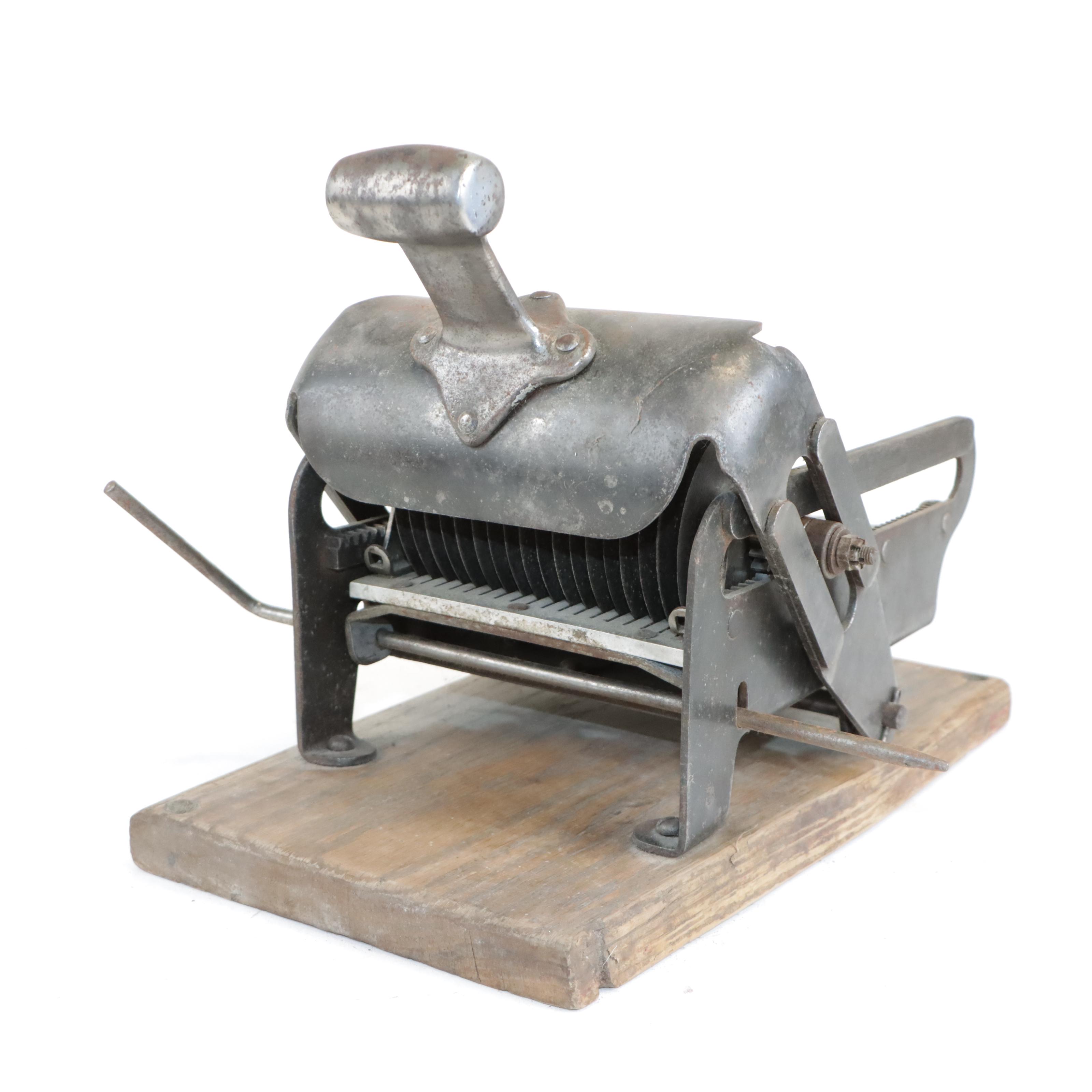Manual Cast Iron Meat Tenderizer, Early 20th Century