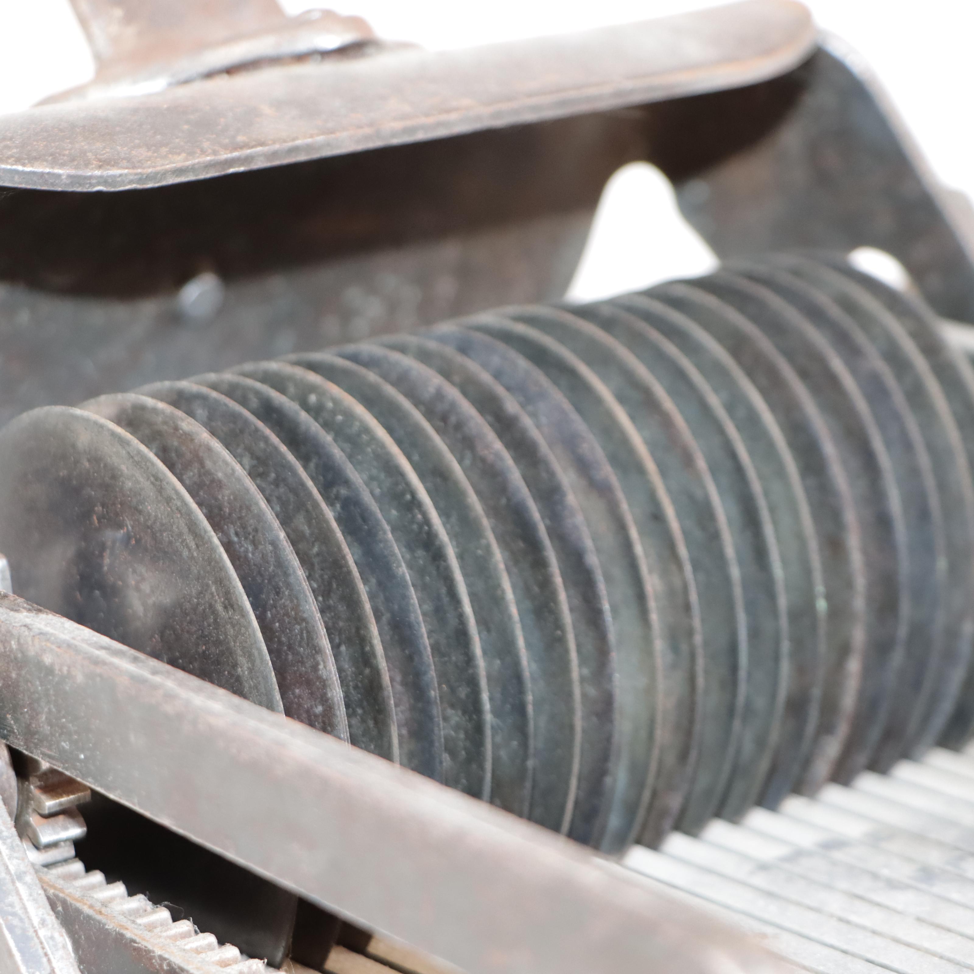 Manual Cast Iron Meat Tenderizer, Early 20th Century