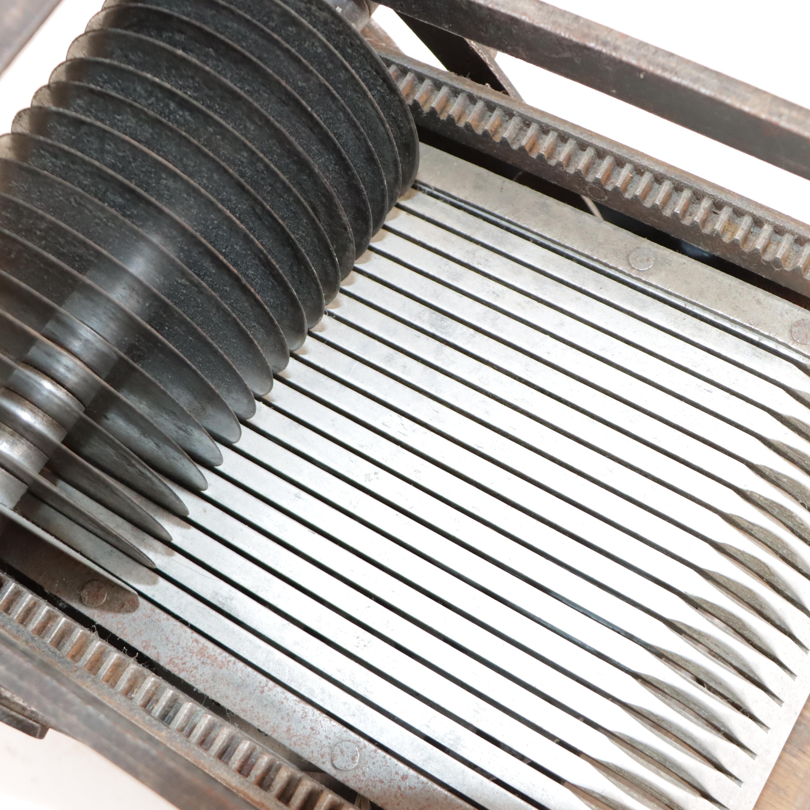 Manual Cast Iron Meat Tenderizer, Early 20th Century