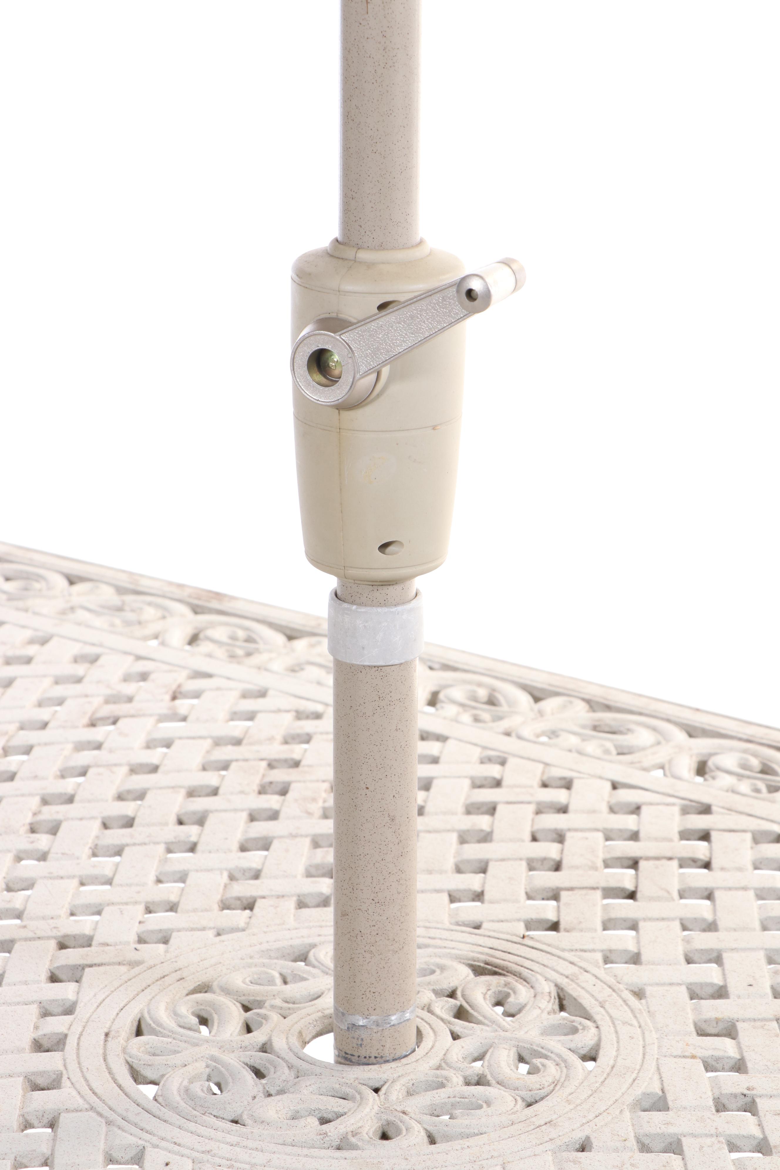 Eight-Piece Garden Treasures Classics Powder-Coated Aluminum Patio Dining Set