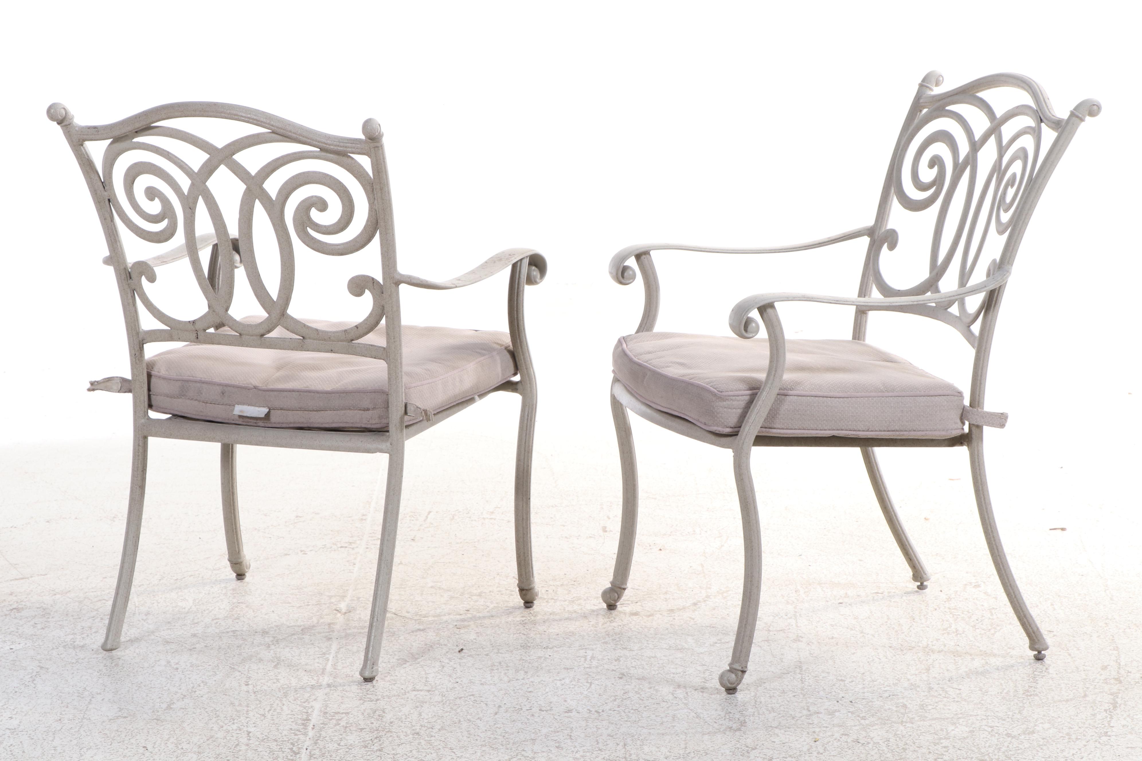 Eight-Piece Garden Treasures Classics Powder-Coated Aluminum Patio Dining Set