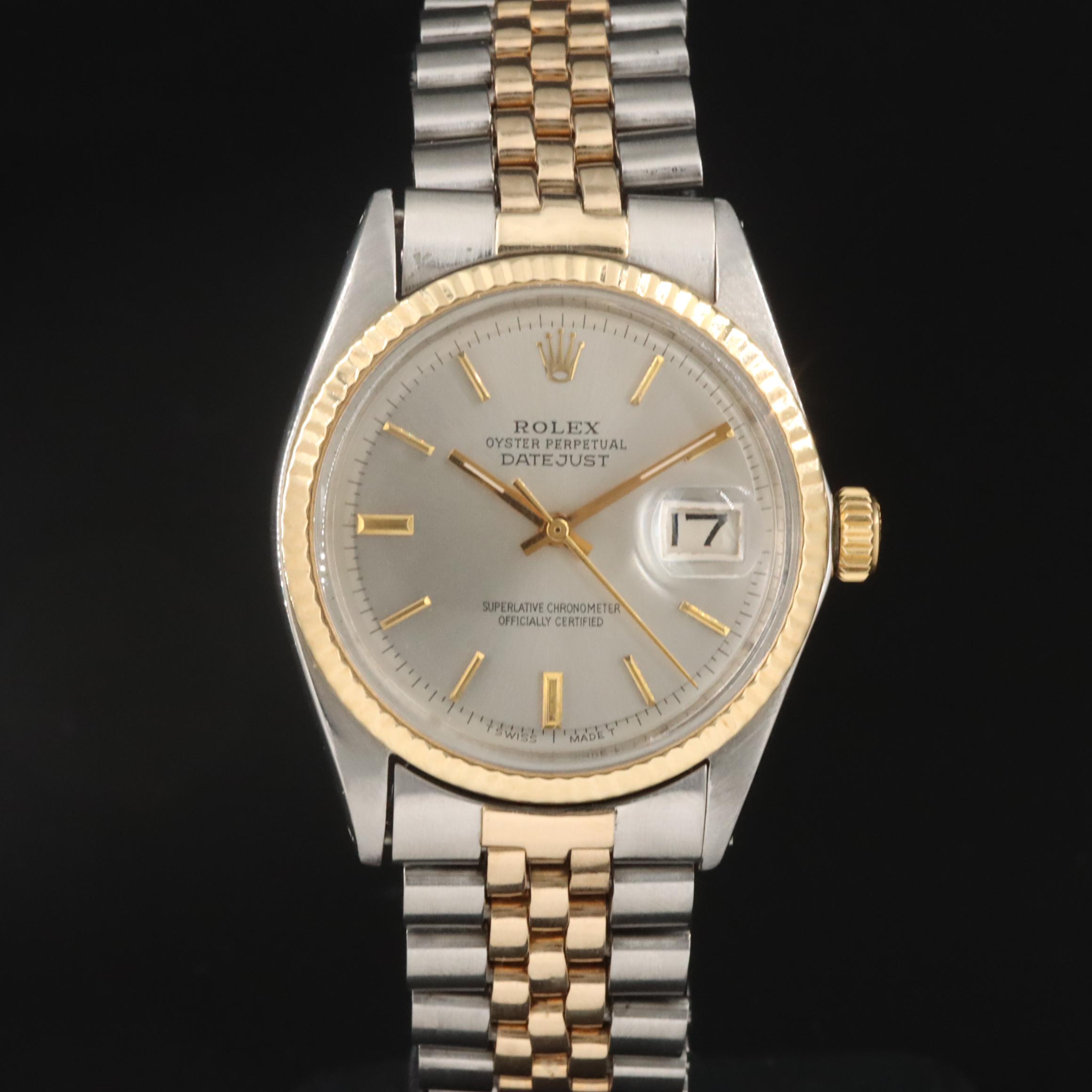 1970 Rolex Two-Tone Datejust Watch