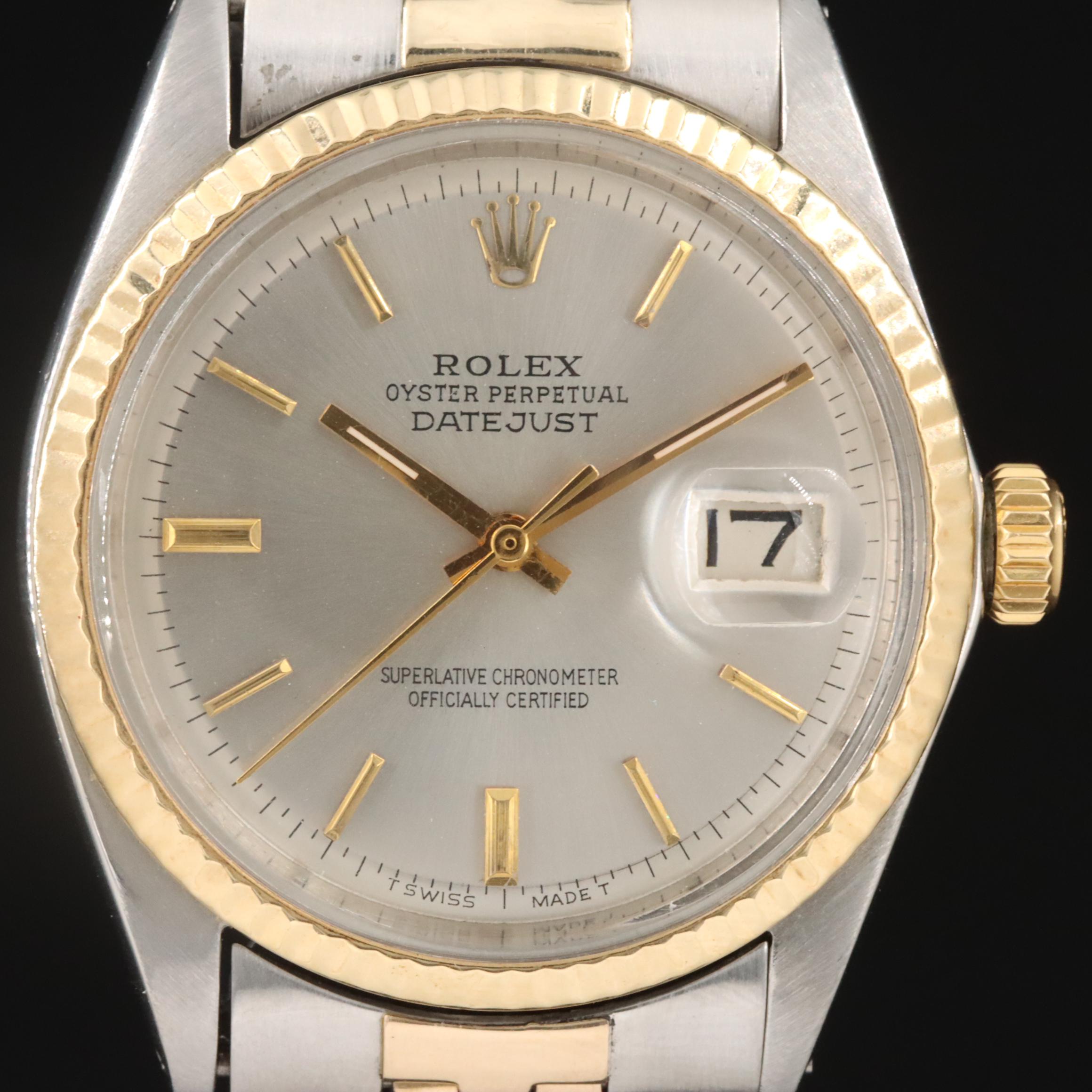 1970 Rolex Two-Tone Datejust Watch