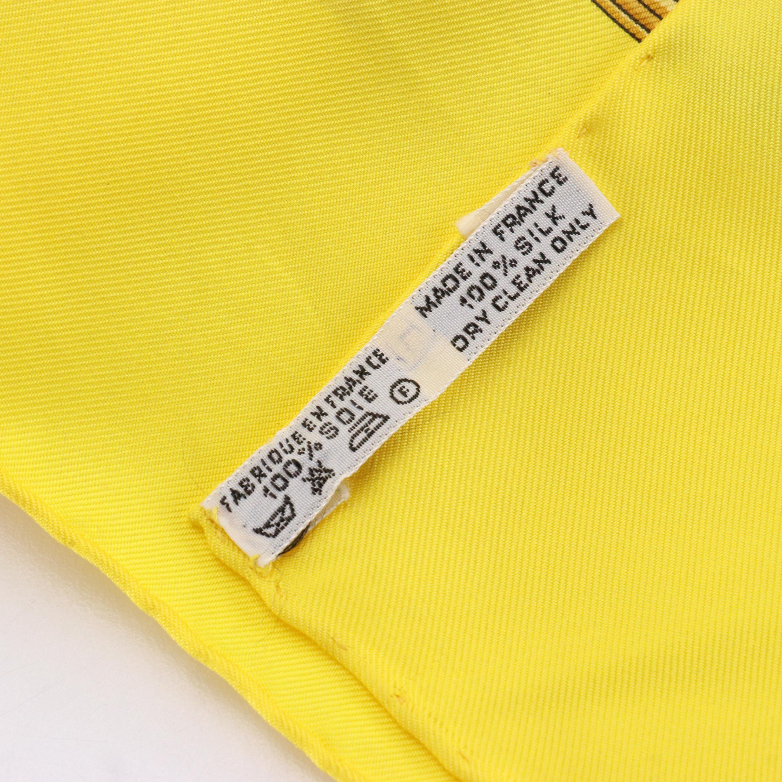 Hermès"Liberte Egalite Fraternite 1789 Republique Francaise" Silk Twill Scarf 90