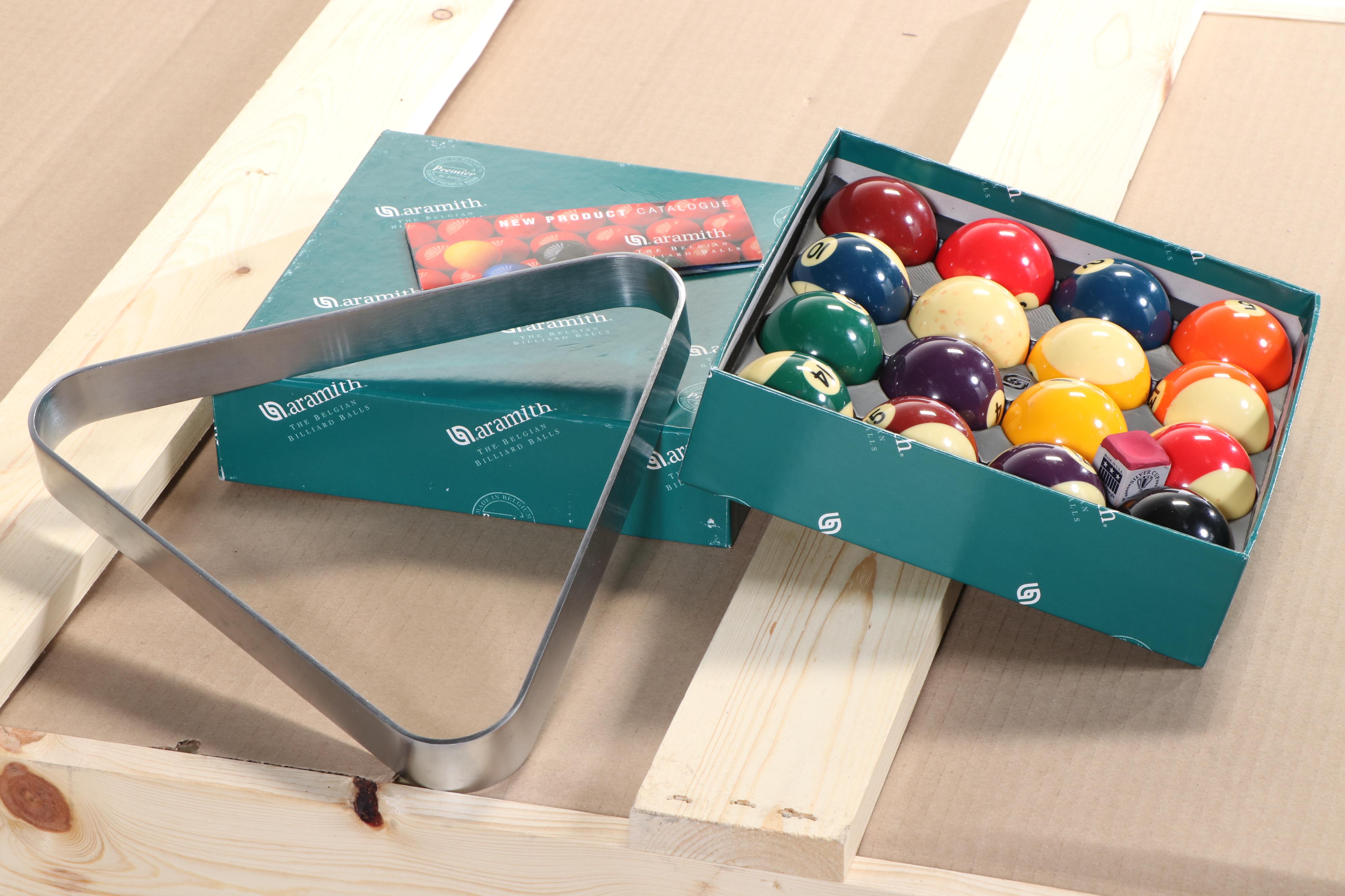 Art Deco Style Chrome Pool Table