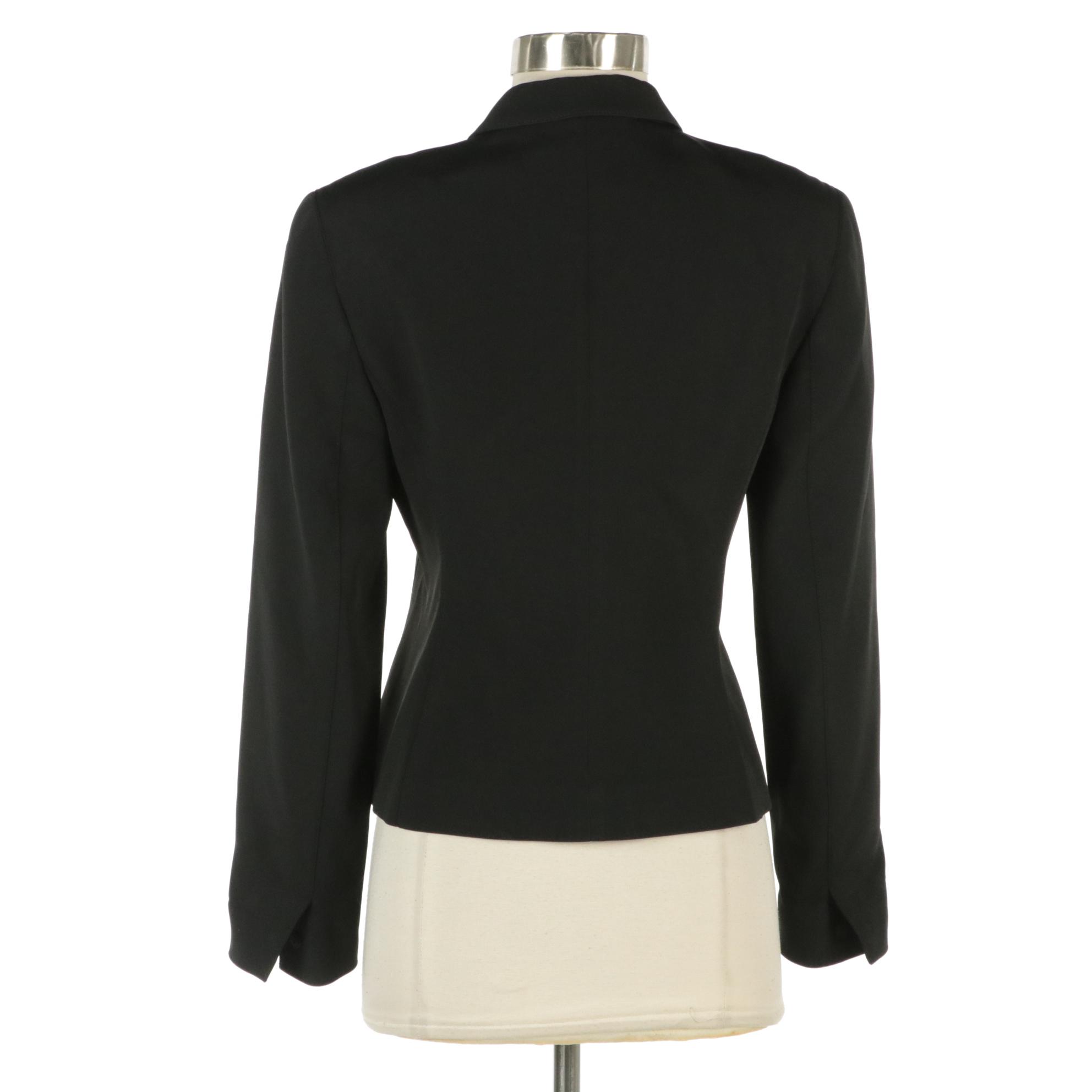 Prada Black Snap-Front Jacket