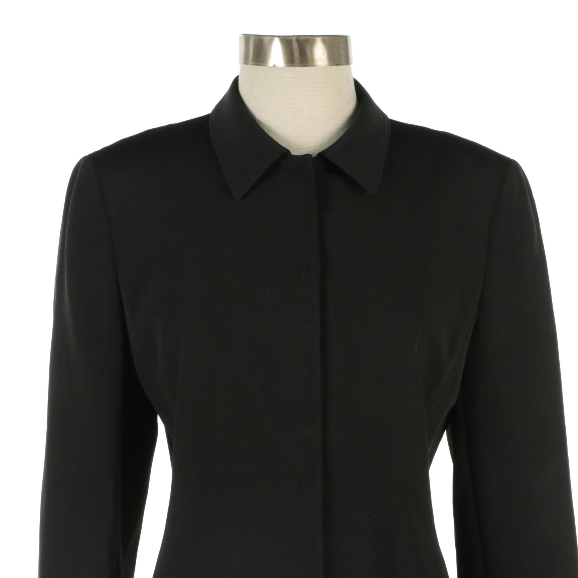 Prada Black Snap-Front Jacket