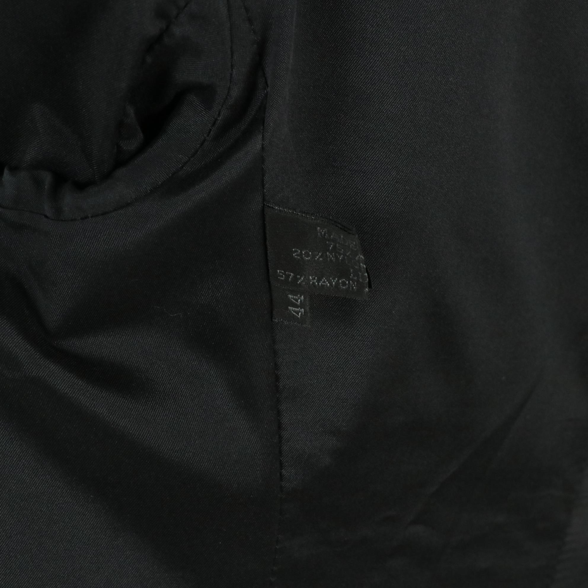 Prada Black Snap-Front Jacket