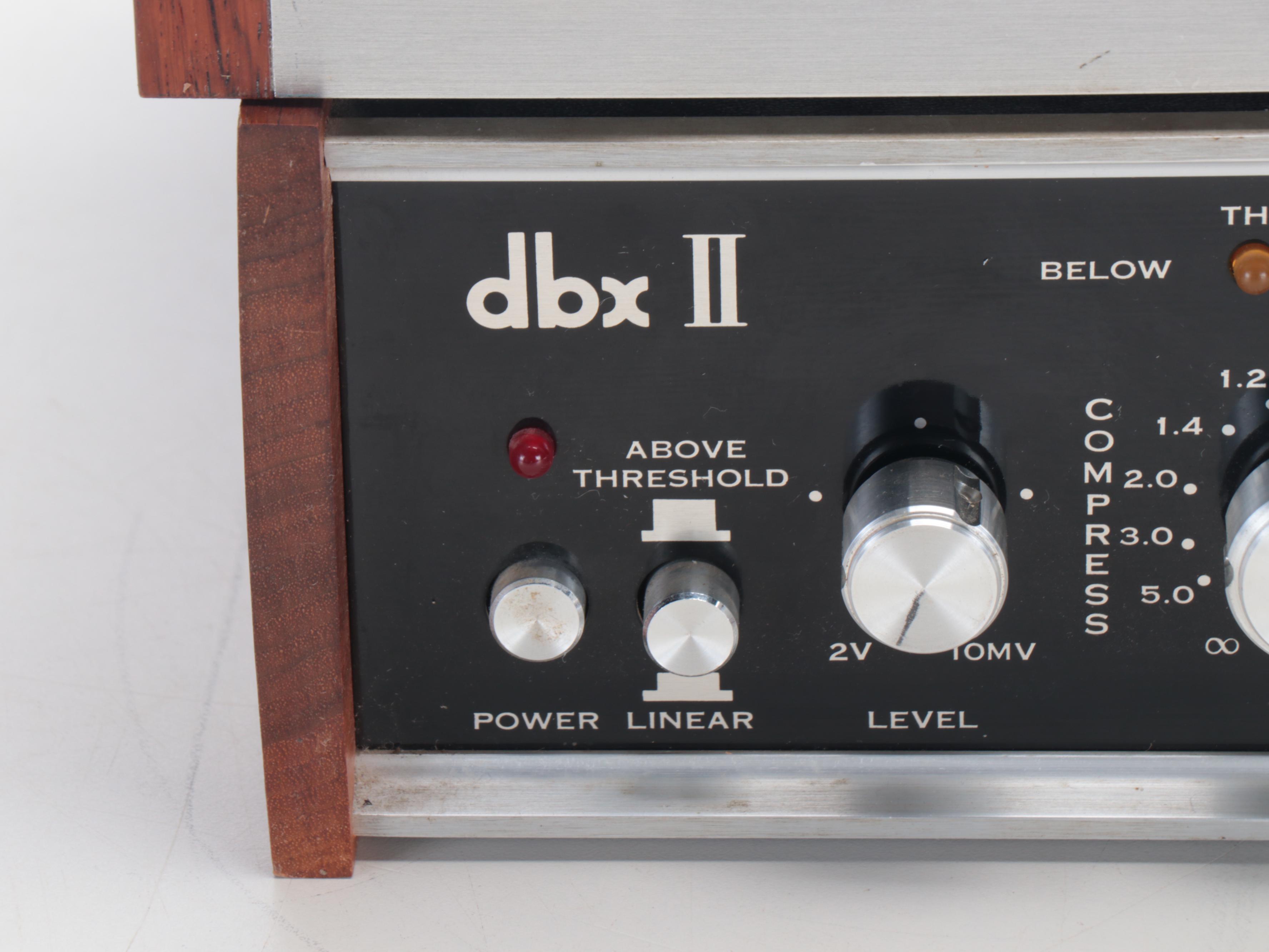 Pioneer SR-202 Reverberation Amplifier and DBX II Model 128 Range Enhancer