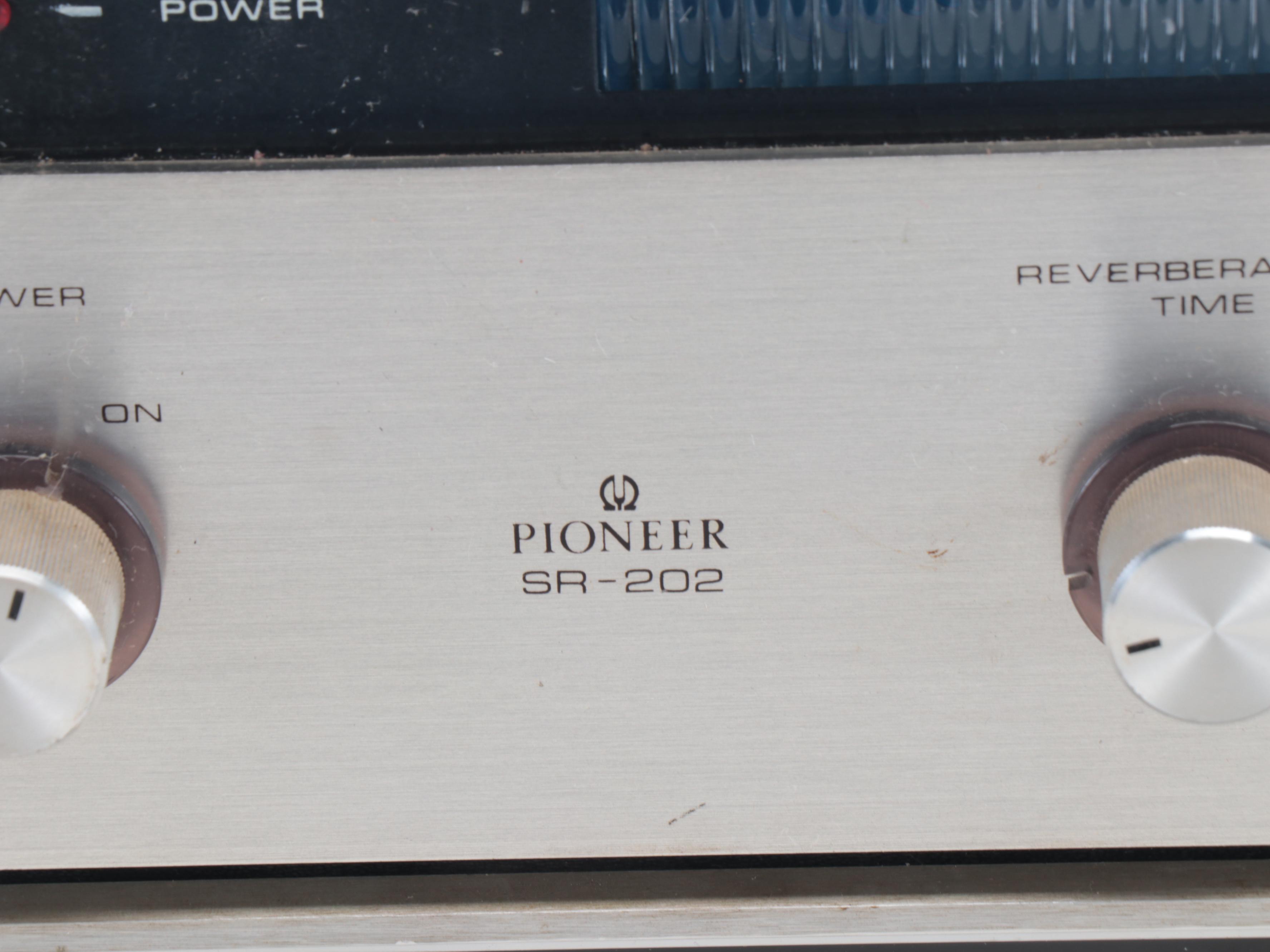 Pioneer SR-202 Reverberation Amplifier and DBX II Model 128 Range Enhancer