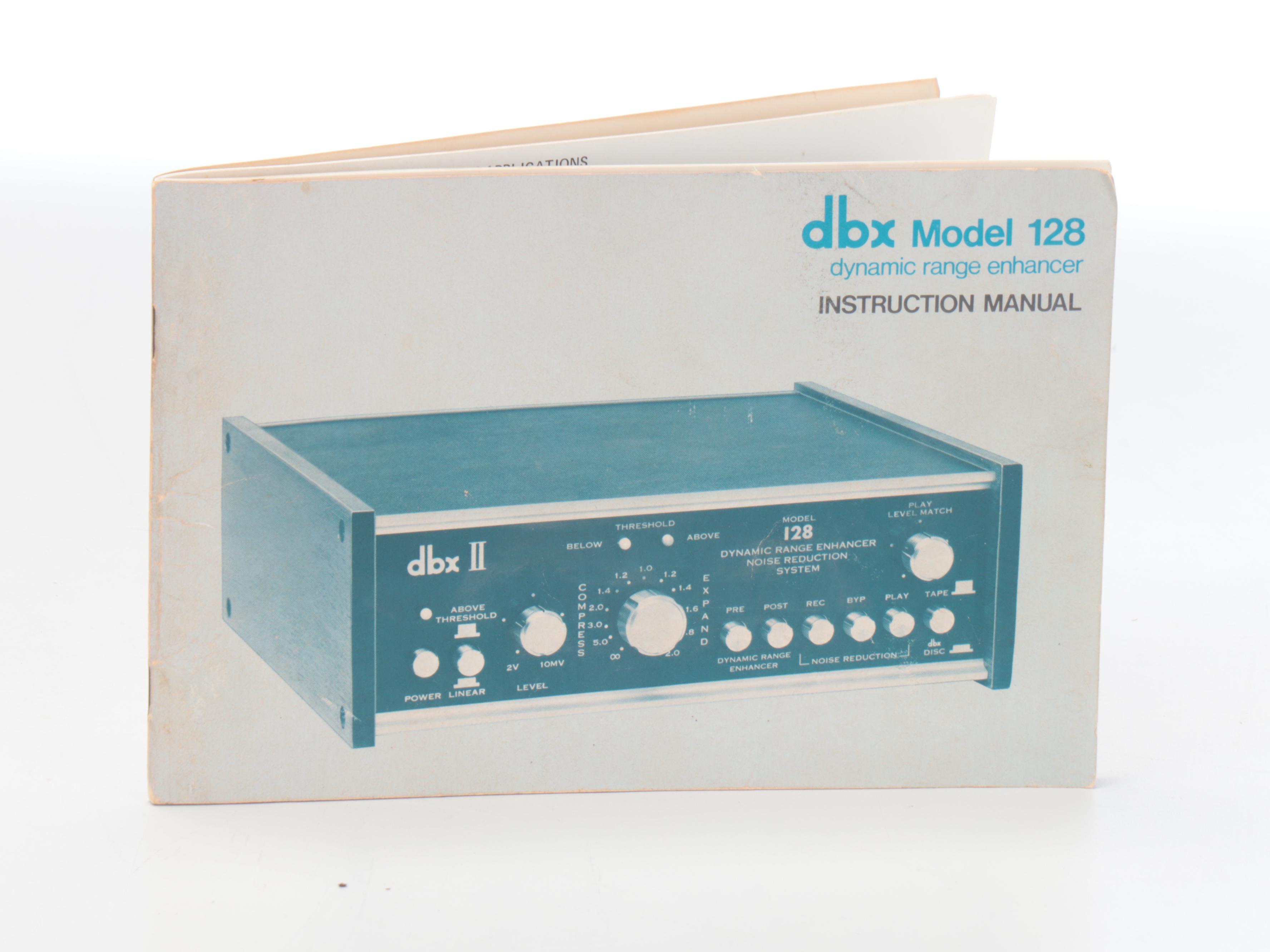 Pioneer SR-202 Reverberation Amplifier and DBX II Model 128 Range Enhancer