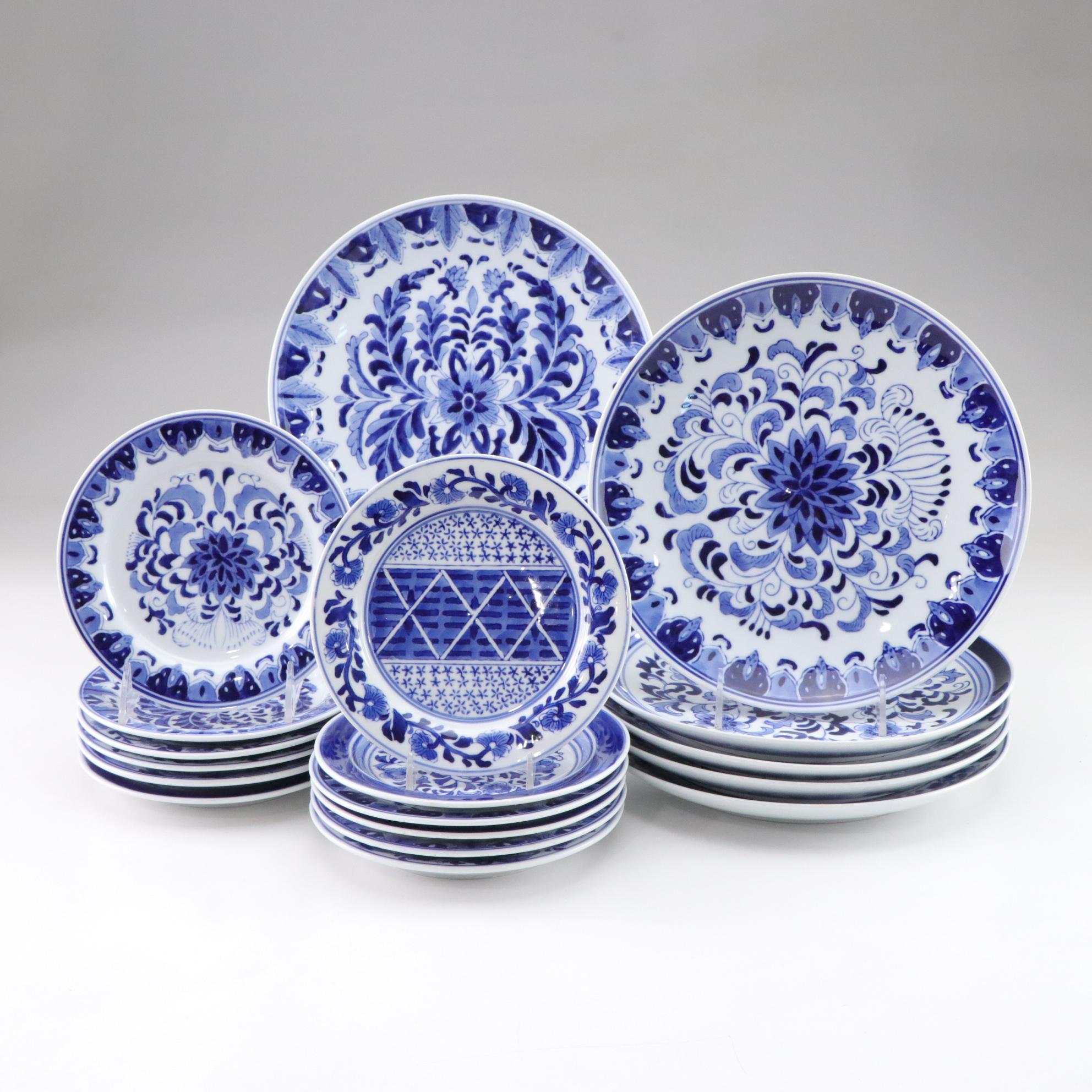 Neiman Marcus "Traditional" Porcelain Plates