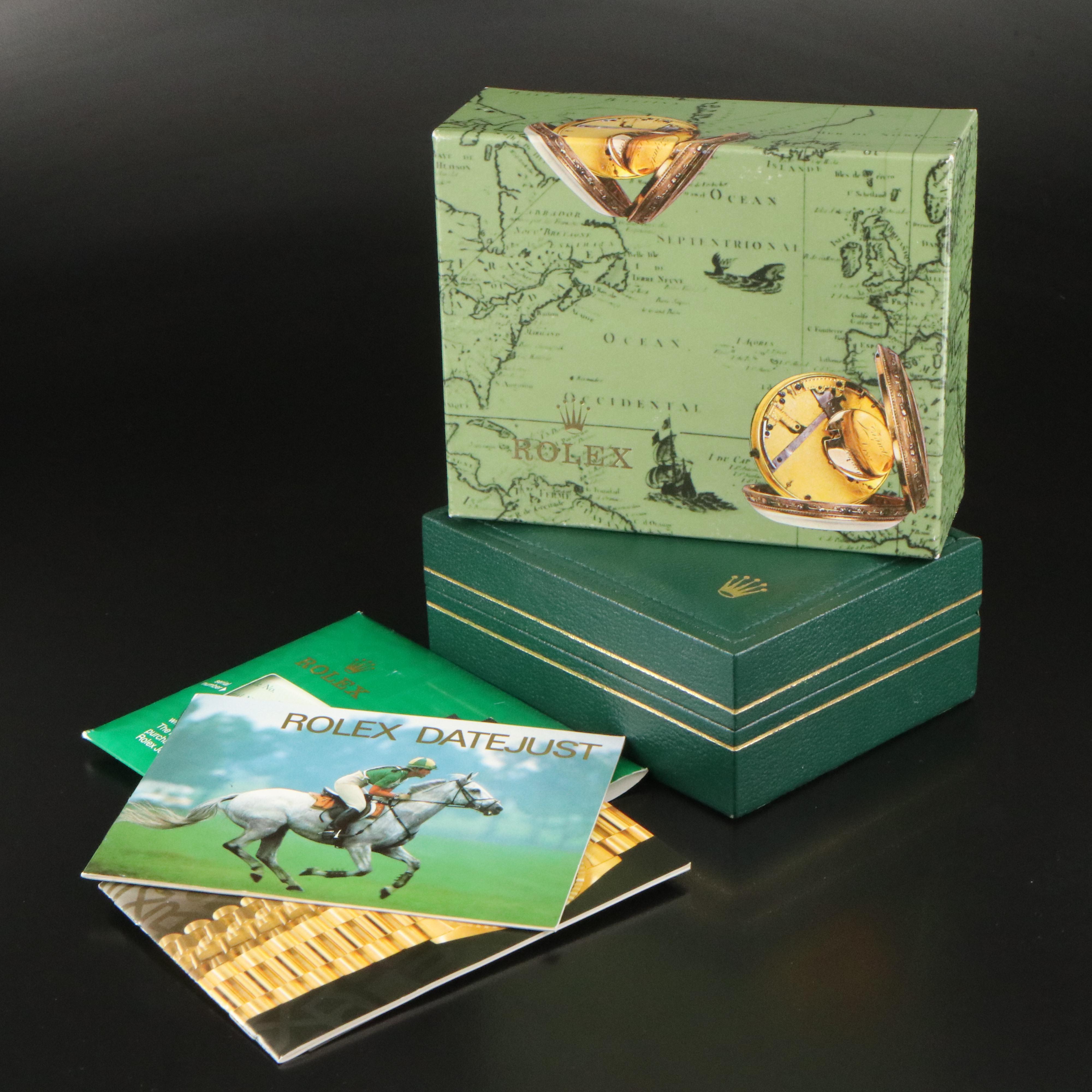 1991 Rolex Two-Tone 18K and Stainless Steel Datejust Watch