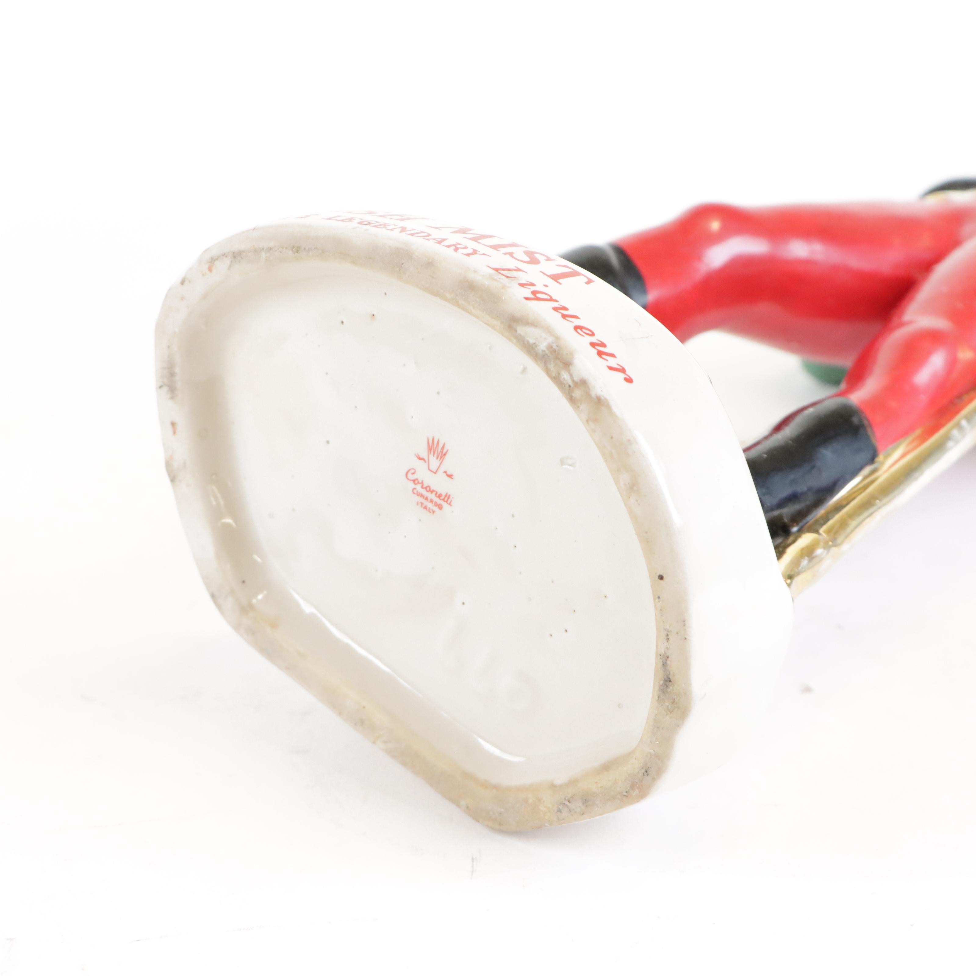 Liquore Galliano and Irish Mist Ceramic Soldier Decanters, Mid-20th Century