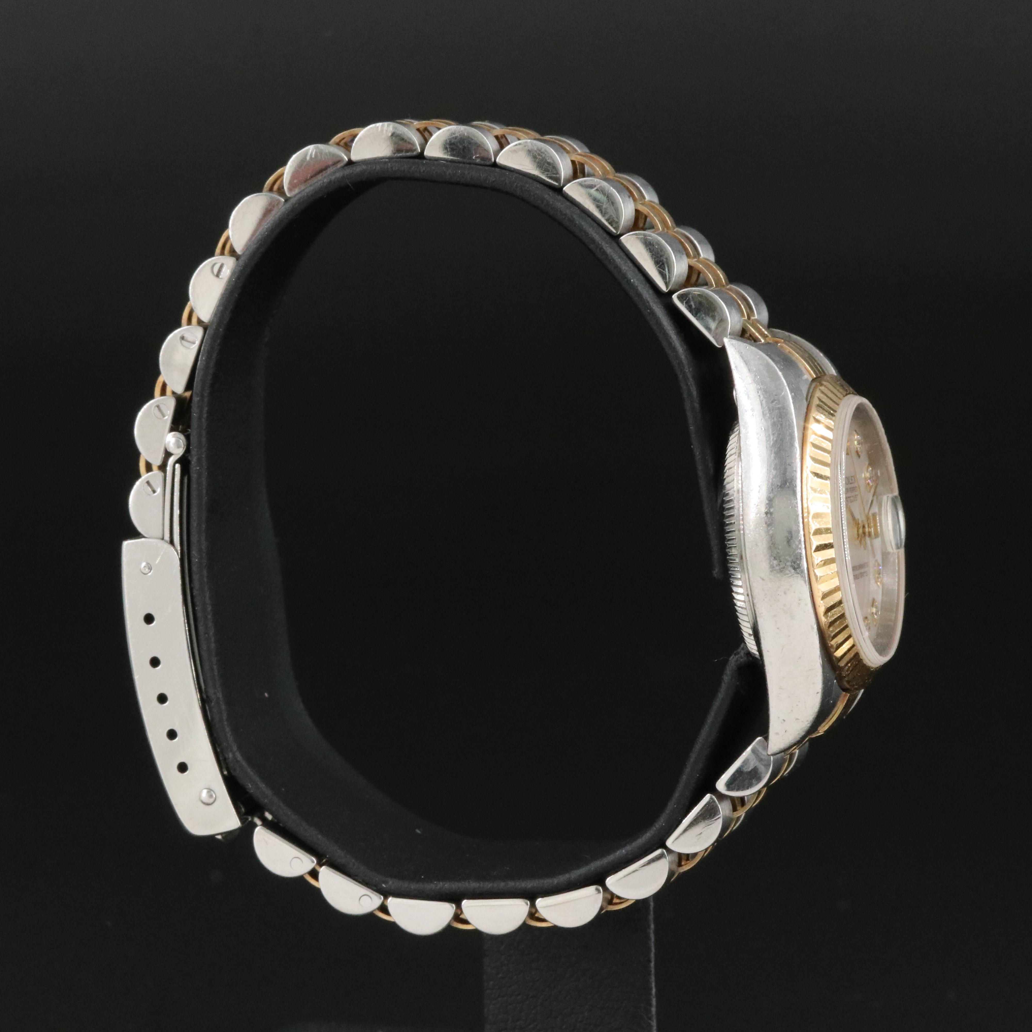 2003 Rolex Factory Mother-of-Pearl and Diamond Dial Datejust Watch