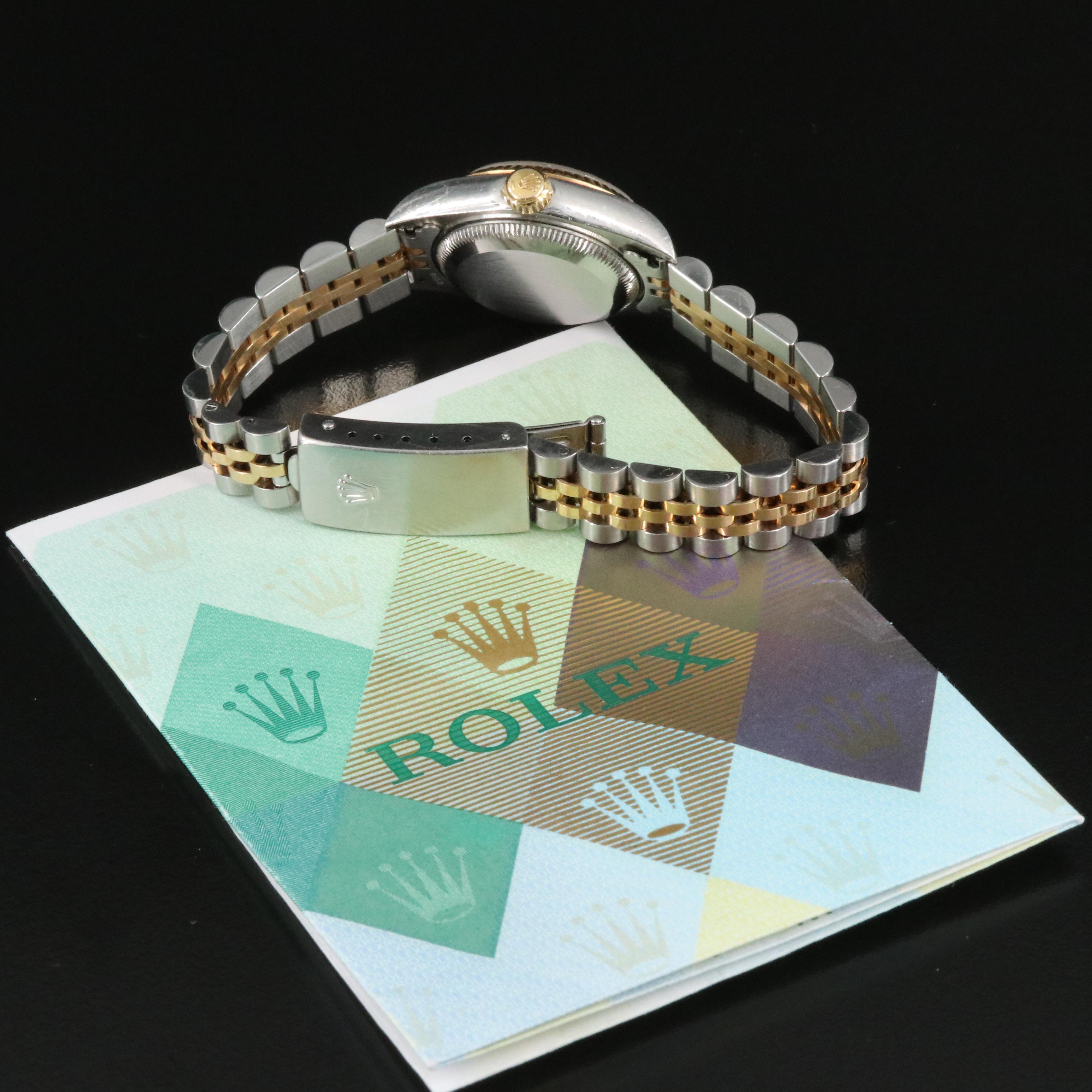 2003 Rolex Factory Mother-of-Pearl and Diamond Dial Datejust Watch