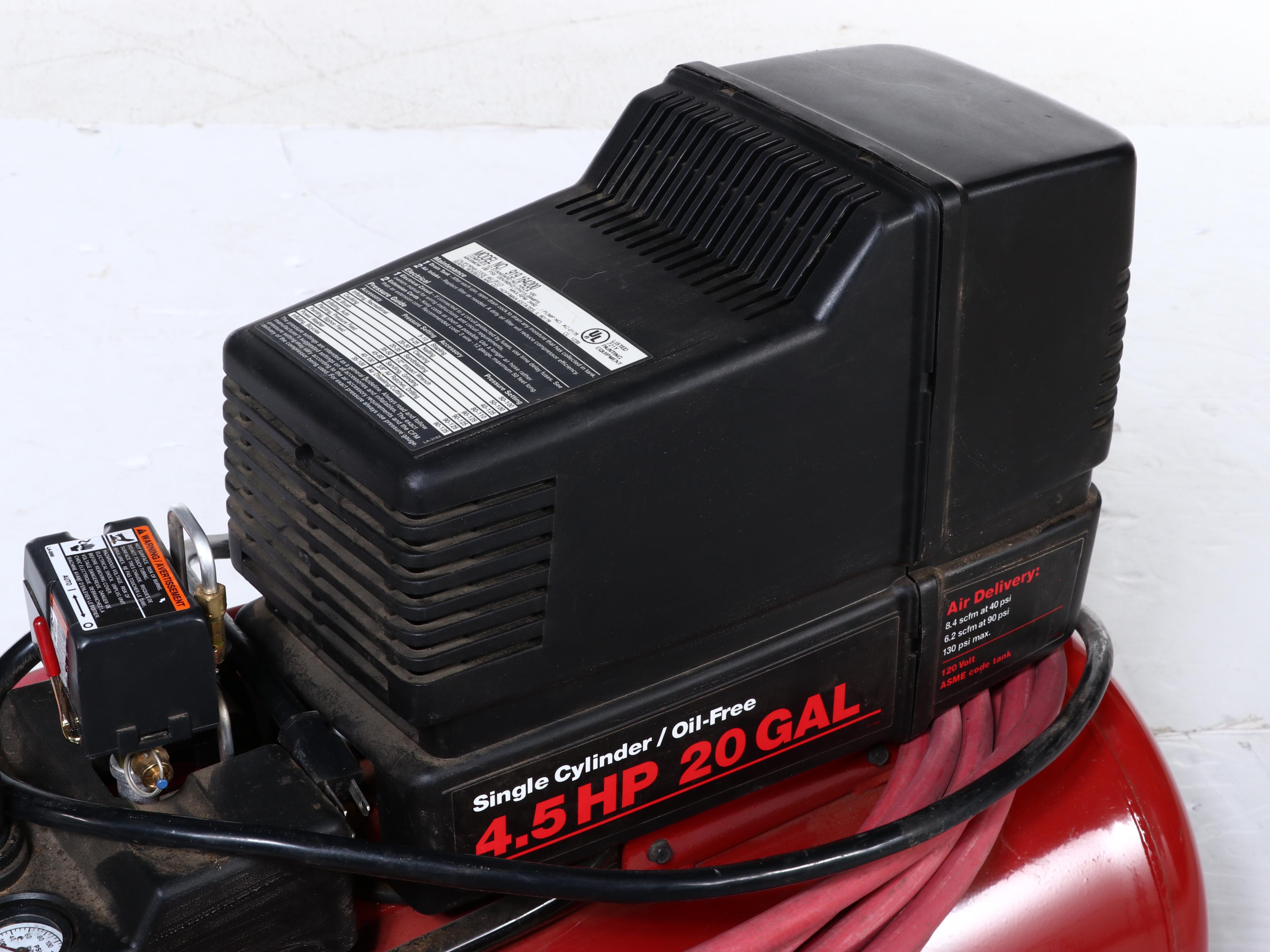Craftsman 4.5 HP 20 Gallon Air Compressor