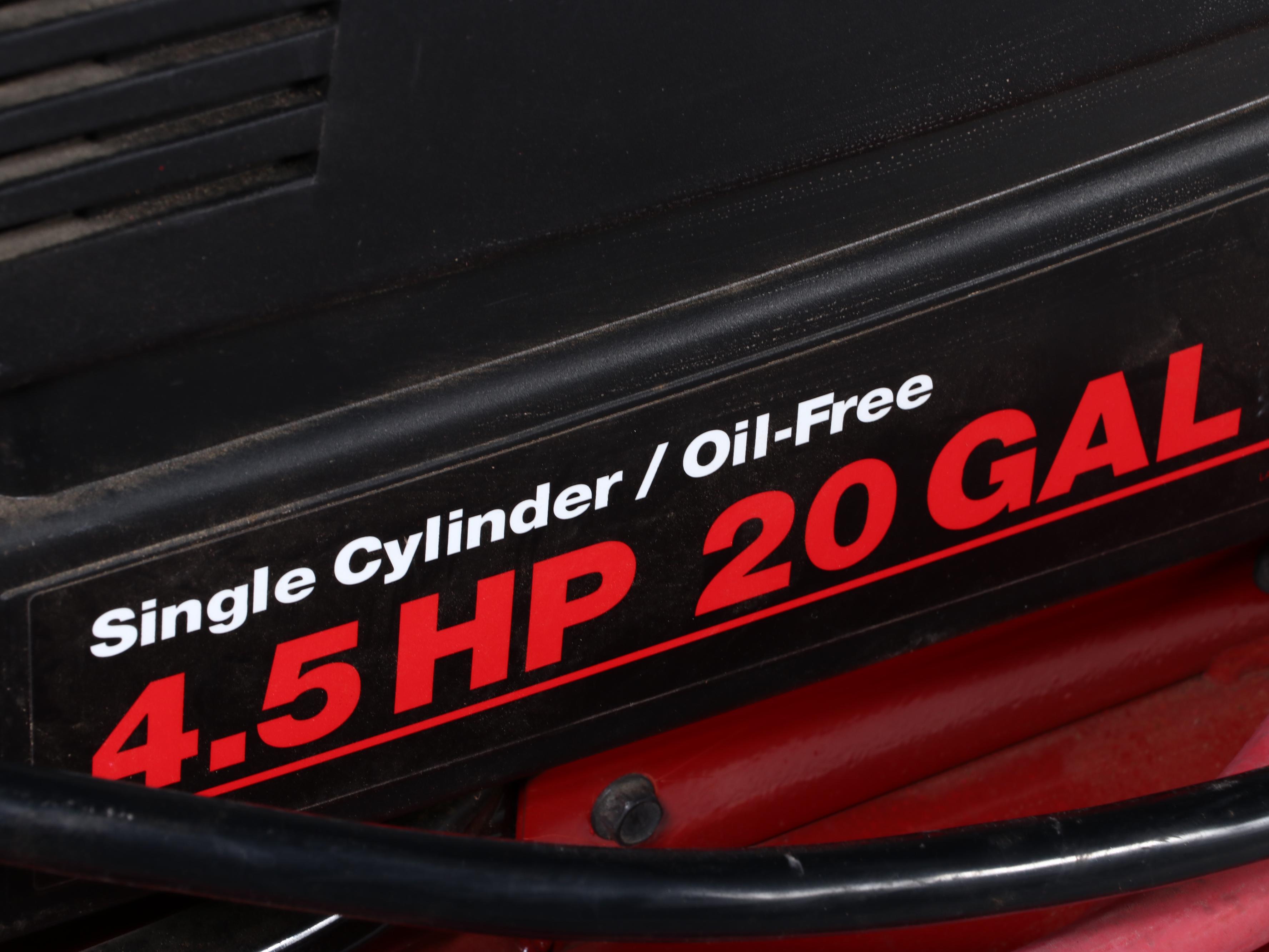 Craftsman 4.5 HP 20 Gallon Air Compressor