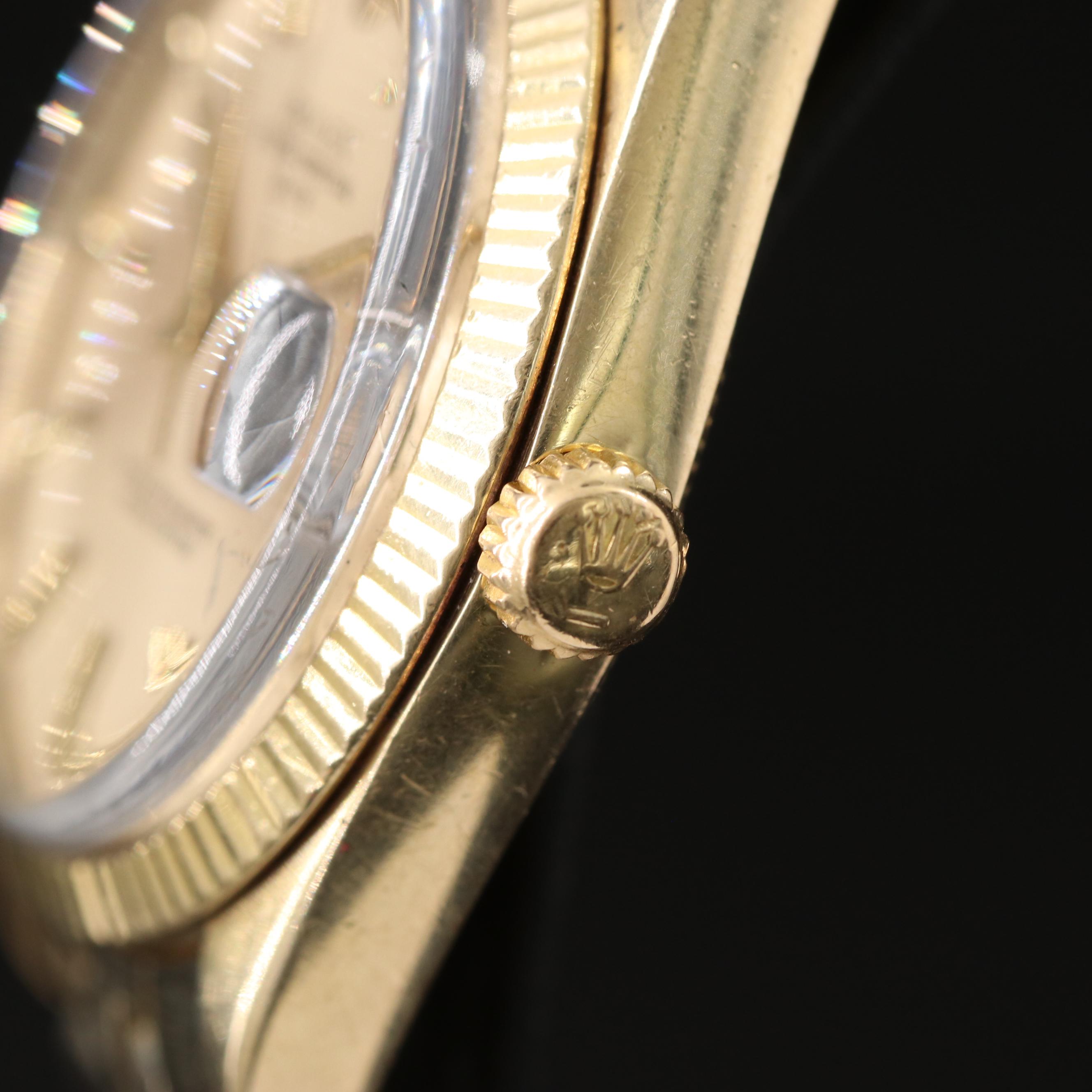 1979 Rolex Oyster Perpetual Date 14K Watch